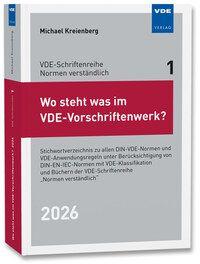 Vorderes Coverbild Wo steht was im VDE-Vorschriftenwerk? 2026