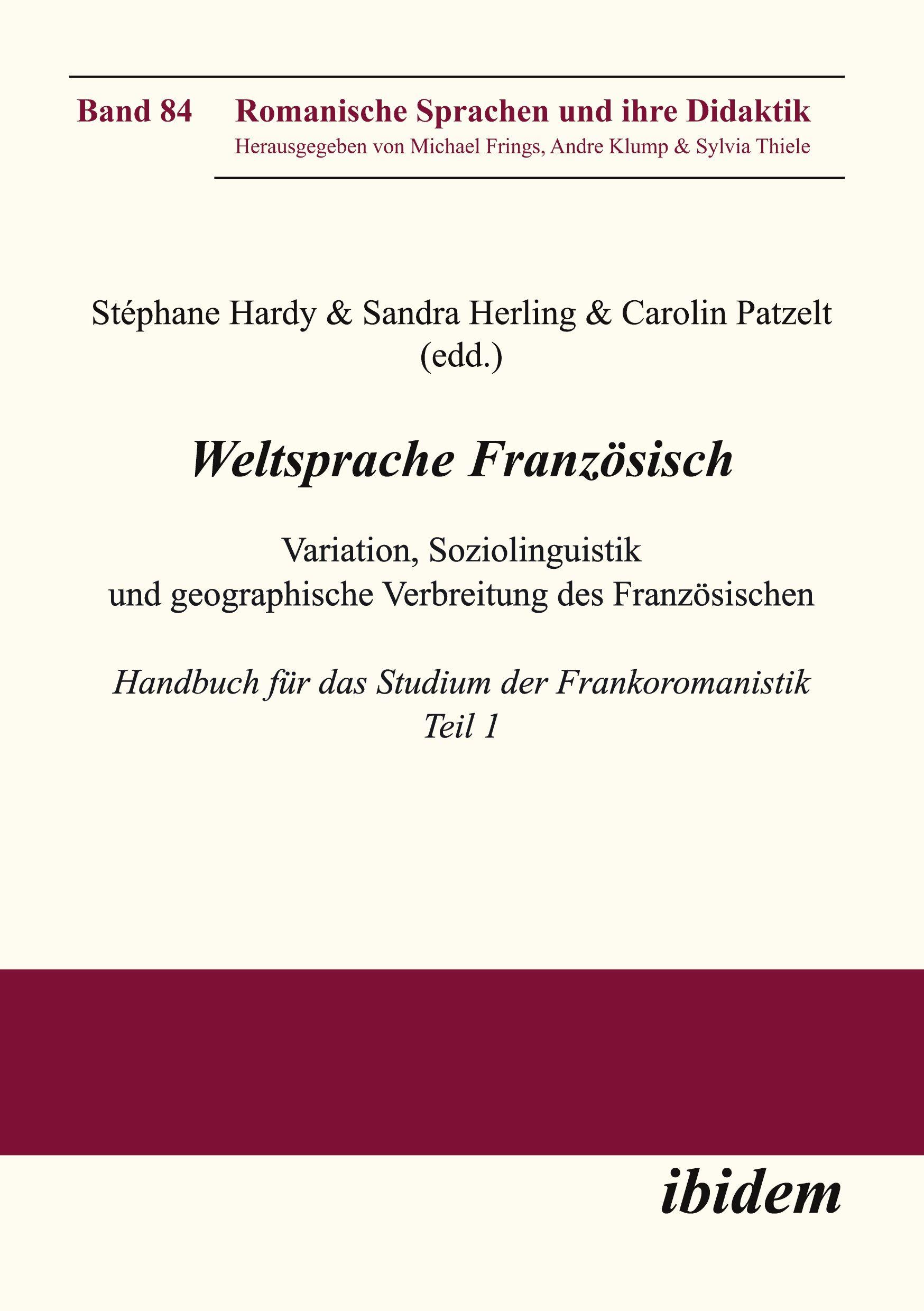 Vorderes Coverbild Weltsprache Französisch