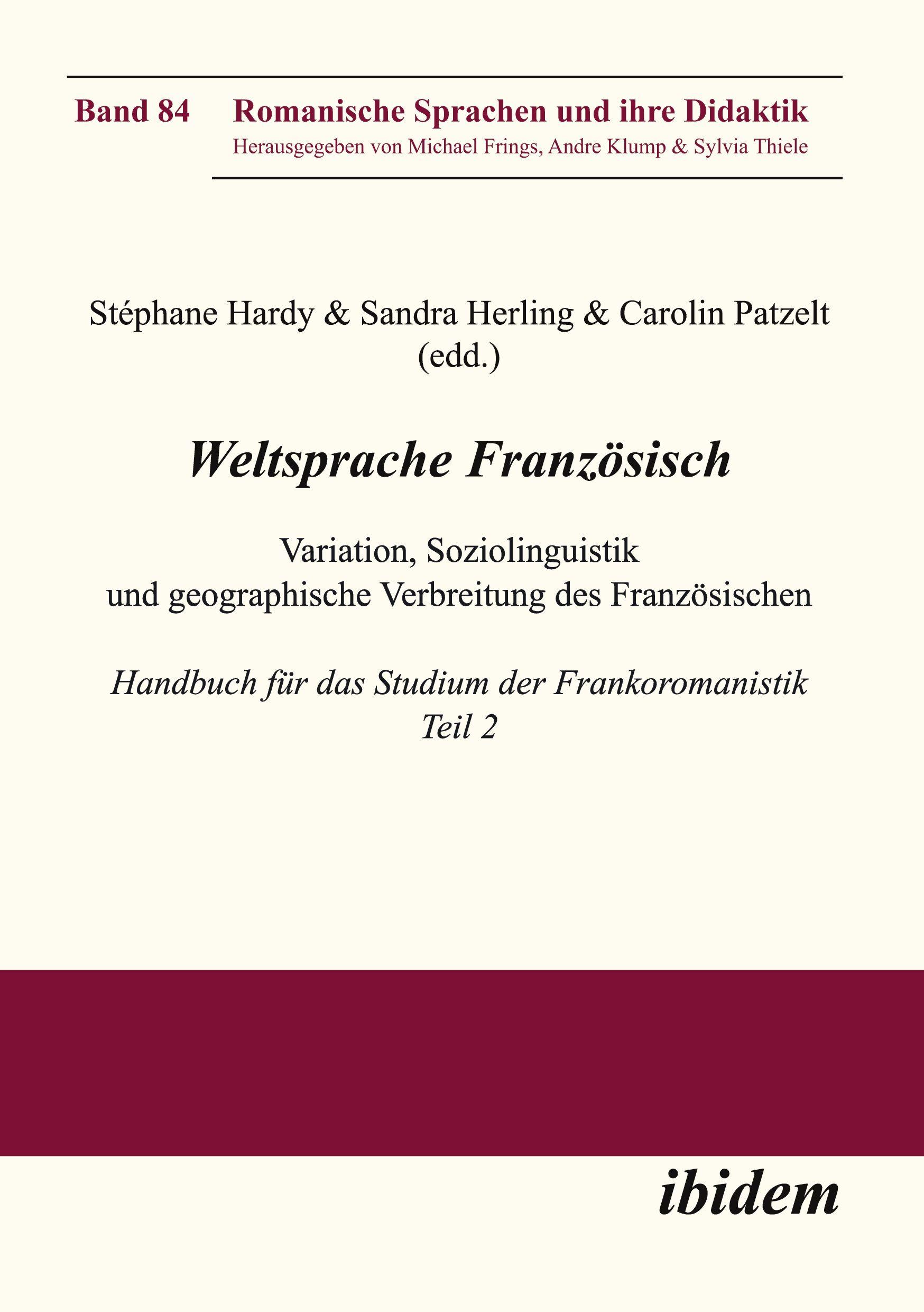 Vorderes Coverbild Weltsprache Französisch