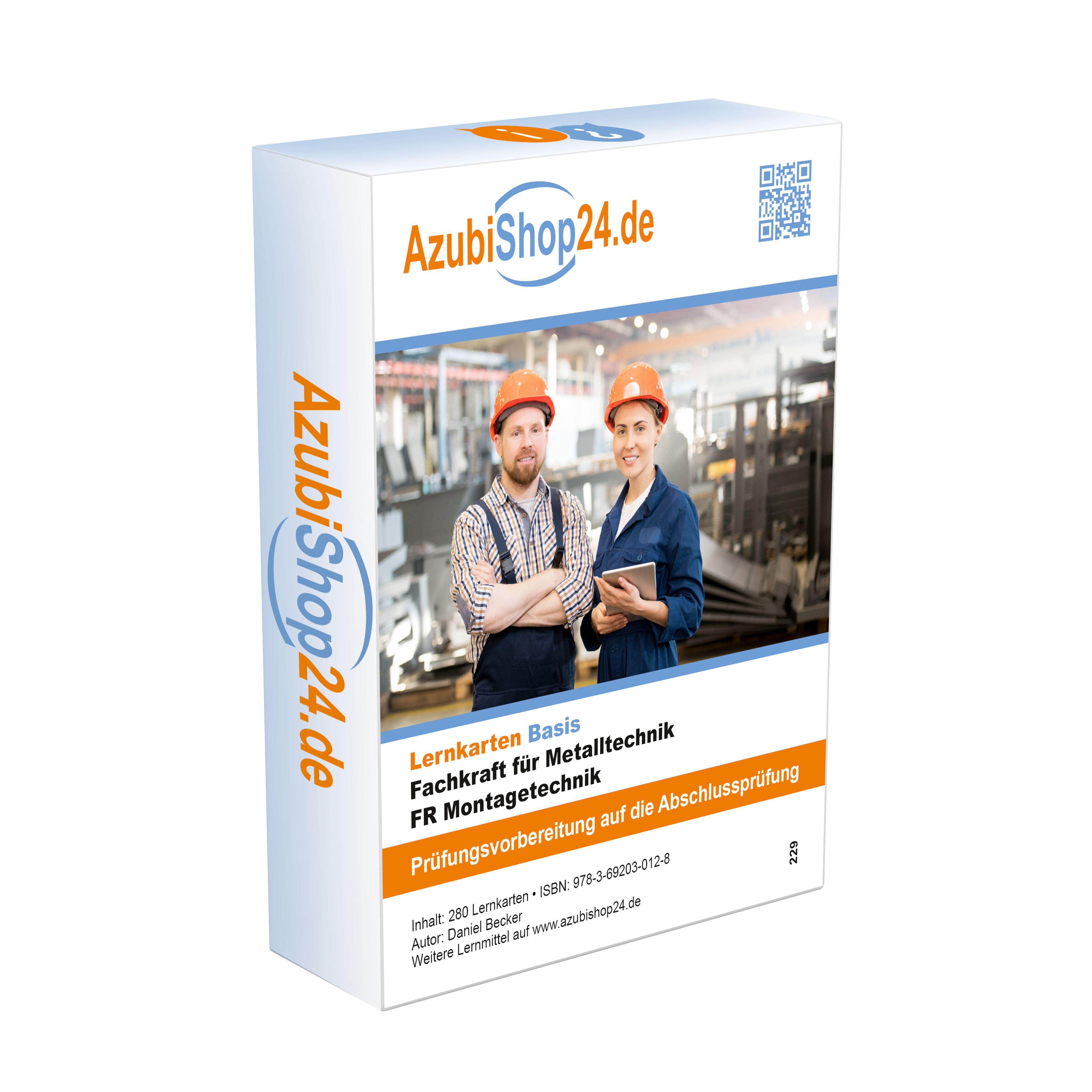 Vorderes Coverbild Fachkraft für Metalltechnik FR Montagetechnik Lernkarten