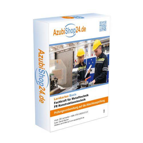 Vorderes Coverbild Fachkraft für Metalltechnik FR Konstruktionstechnik Lernkarten