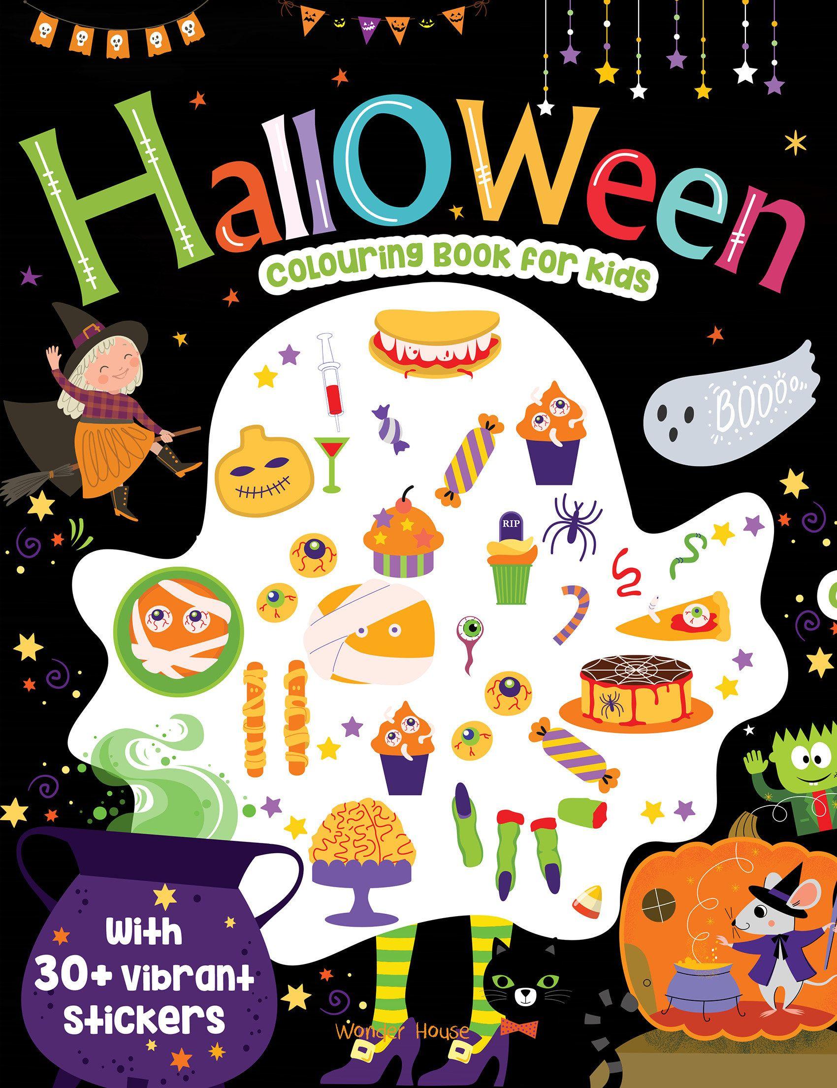 Vorderes Coverbild Halloween Coloring Book for Kids