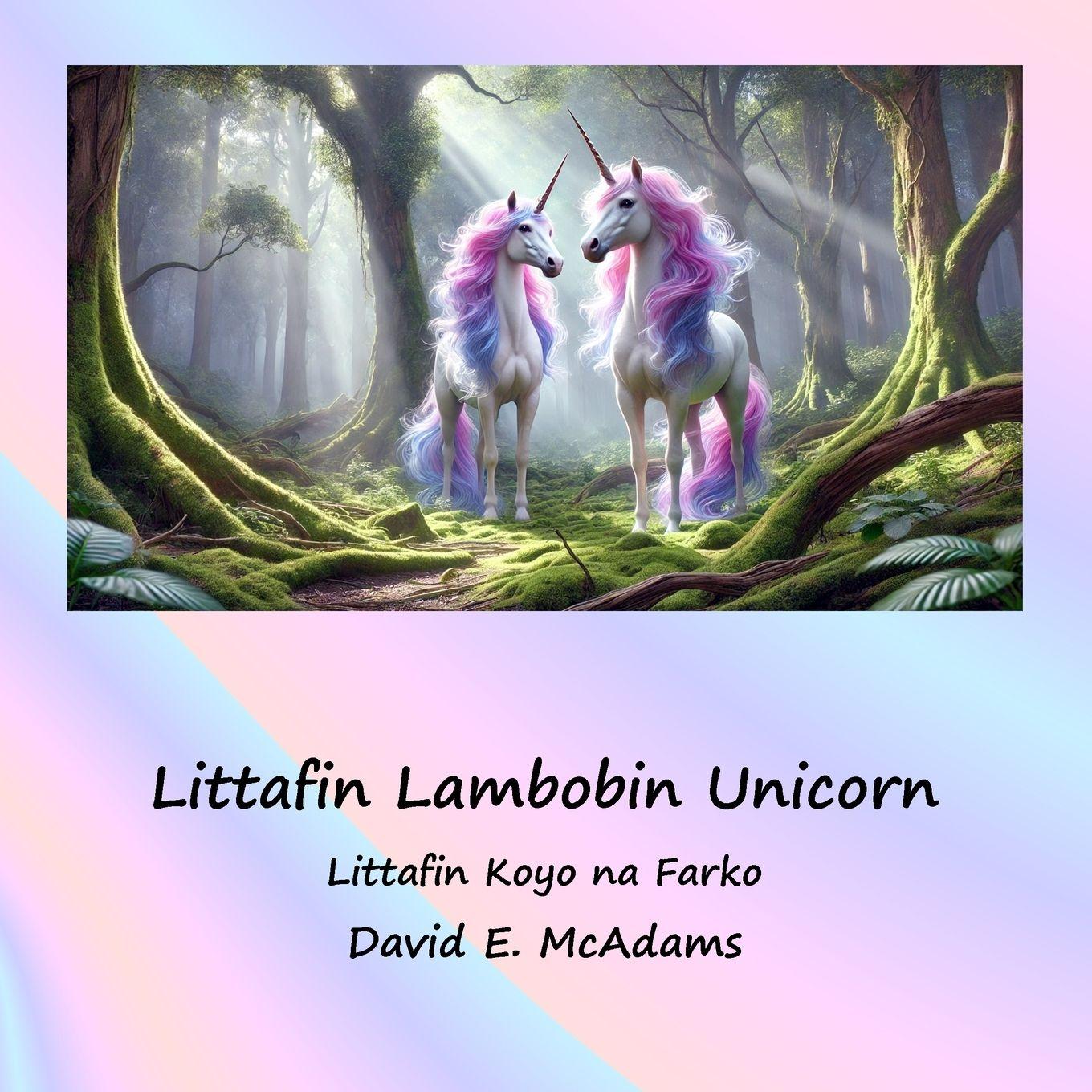 Vorderes Coverbild Littafin Lambobin Unicorn