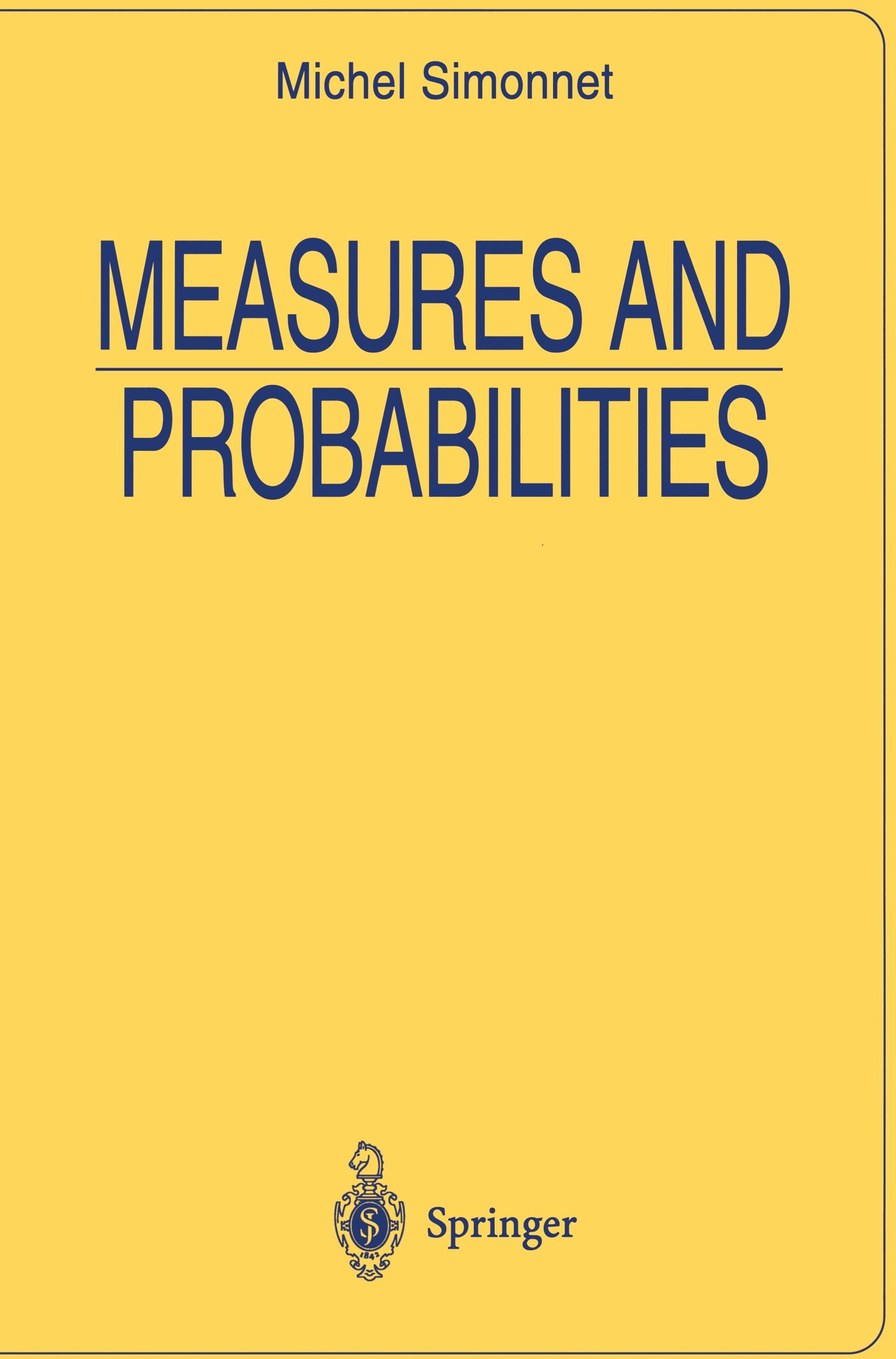 Vorderes Coverbild Measures and Probabilities