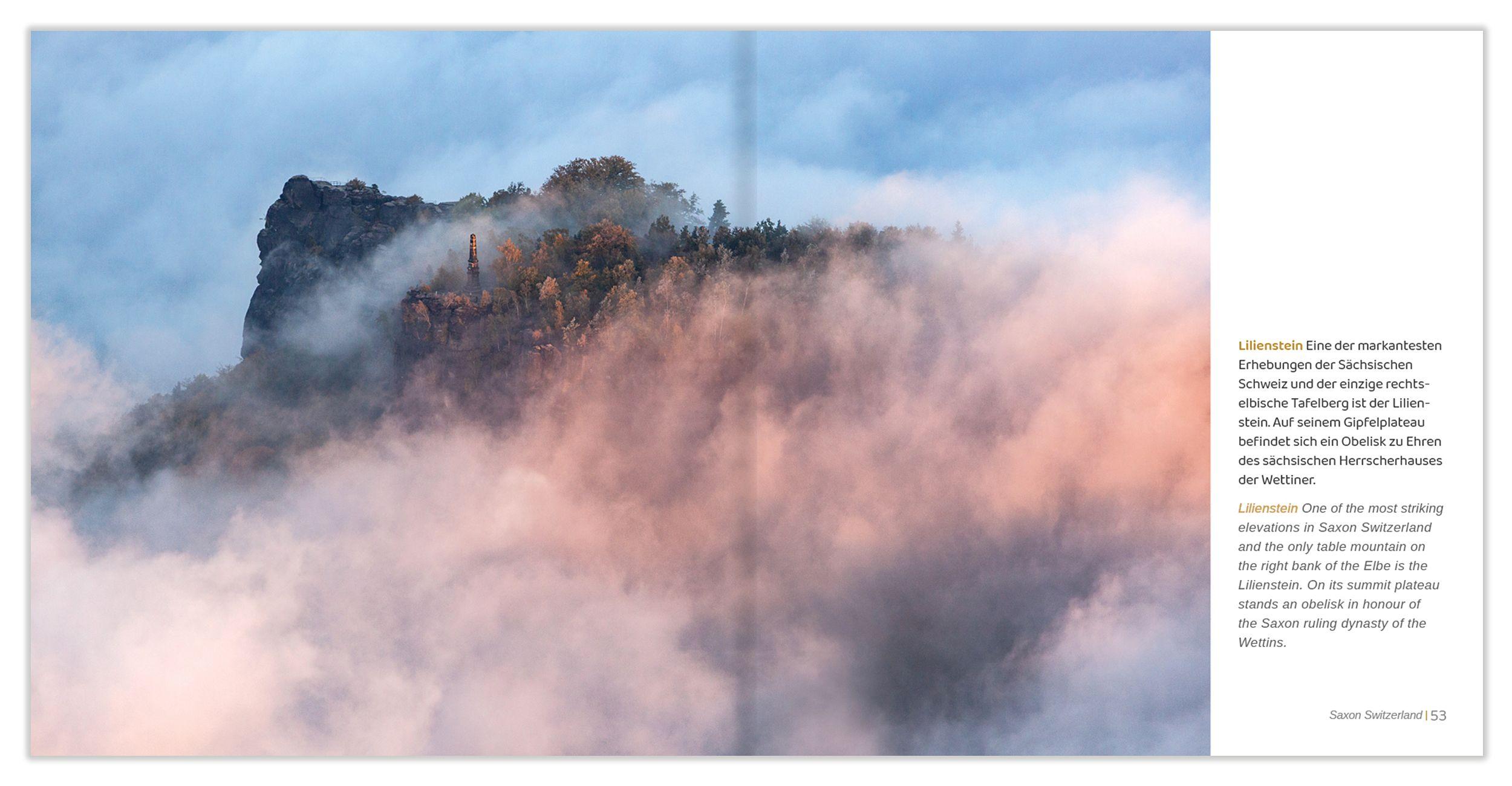Beispielinhalt (Bild) Bildband Sächsische Schweiz
