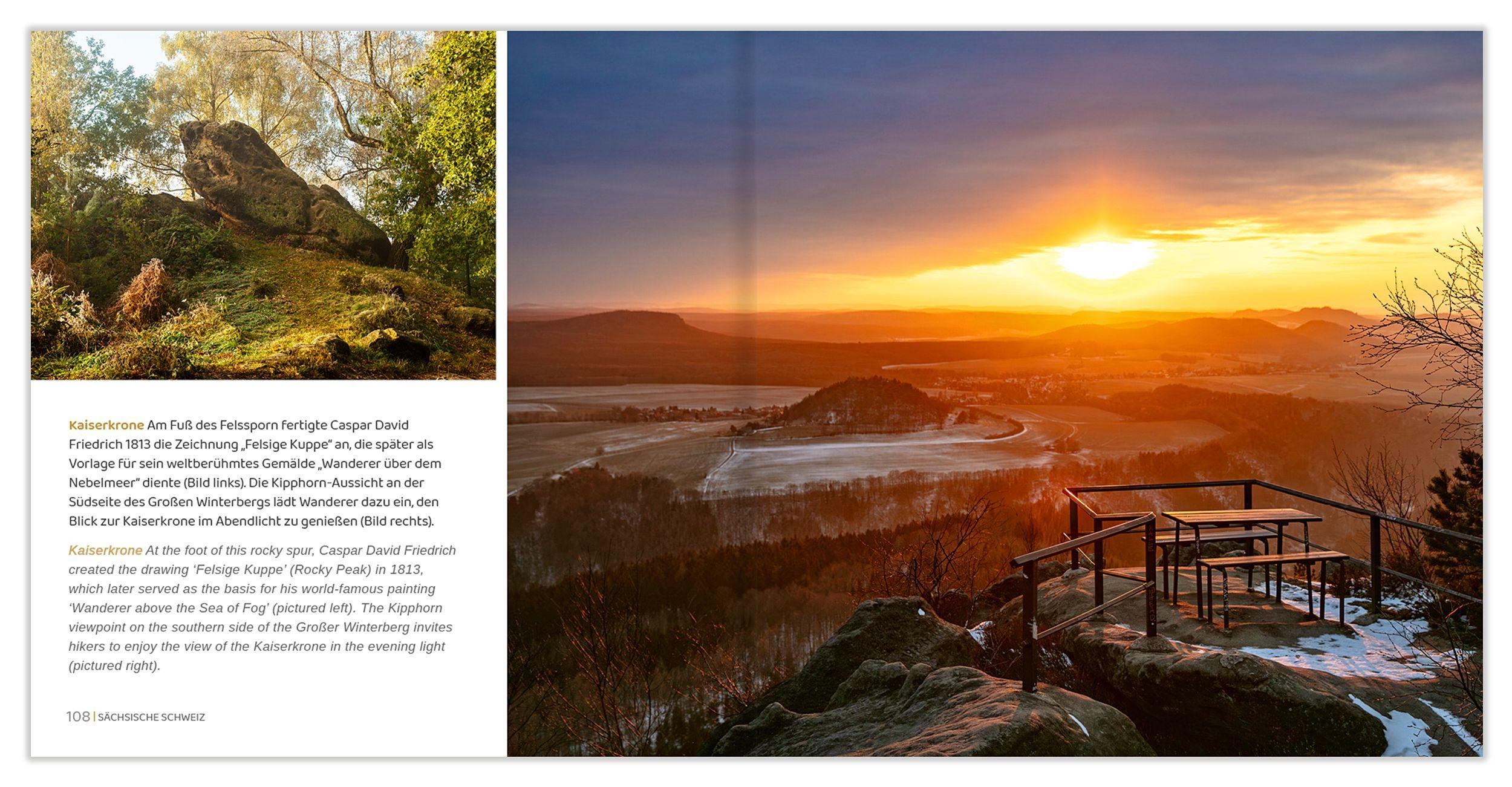 Beispielinhalt (Bild) Bildband Sächsische Schweiz