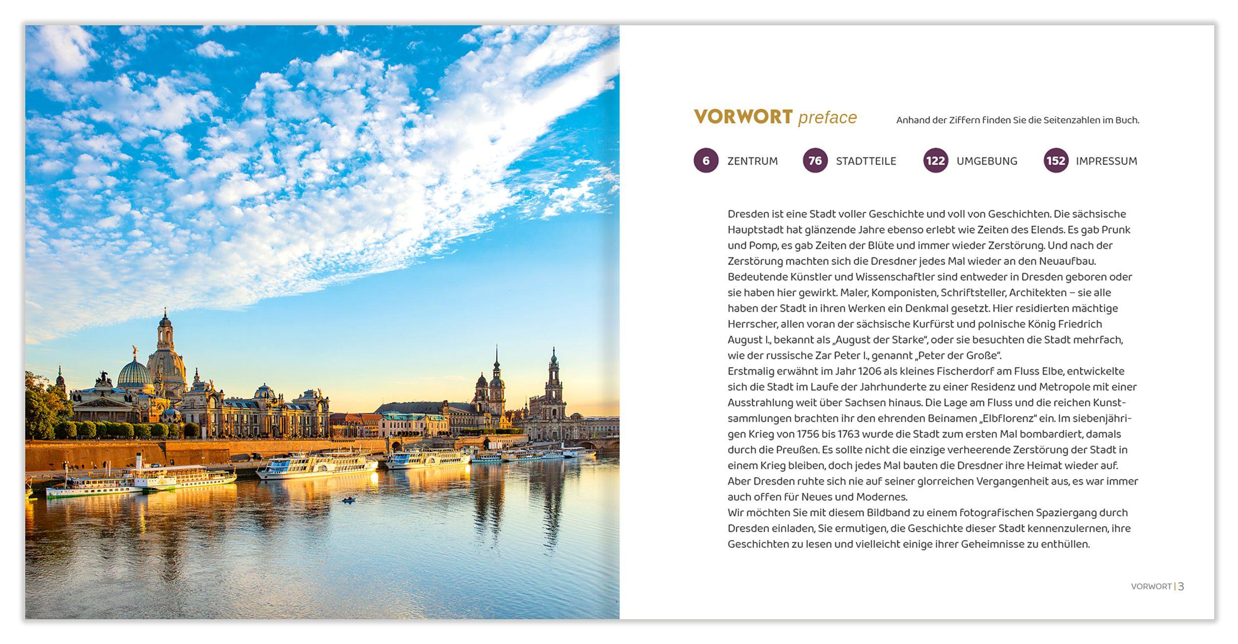 Beispielinhalt (Bild) Bildband Dresden