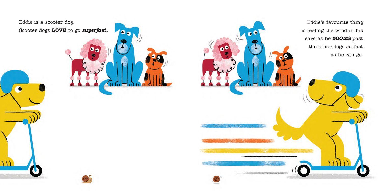 Beispielinhalt (Bild) Scooter Dog