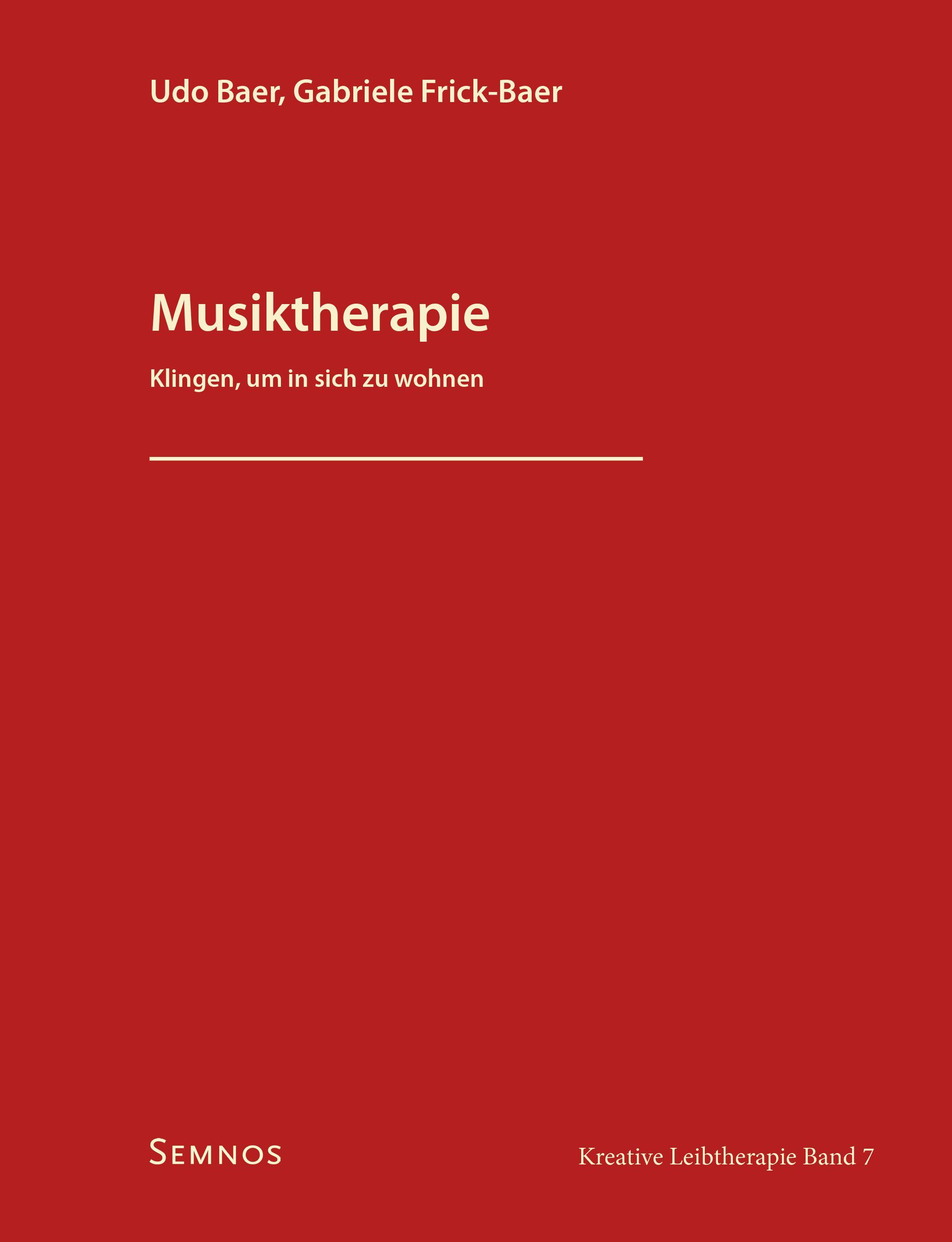 Vorderes Coverbild Musiktherapie