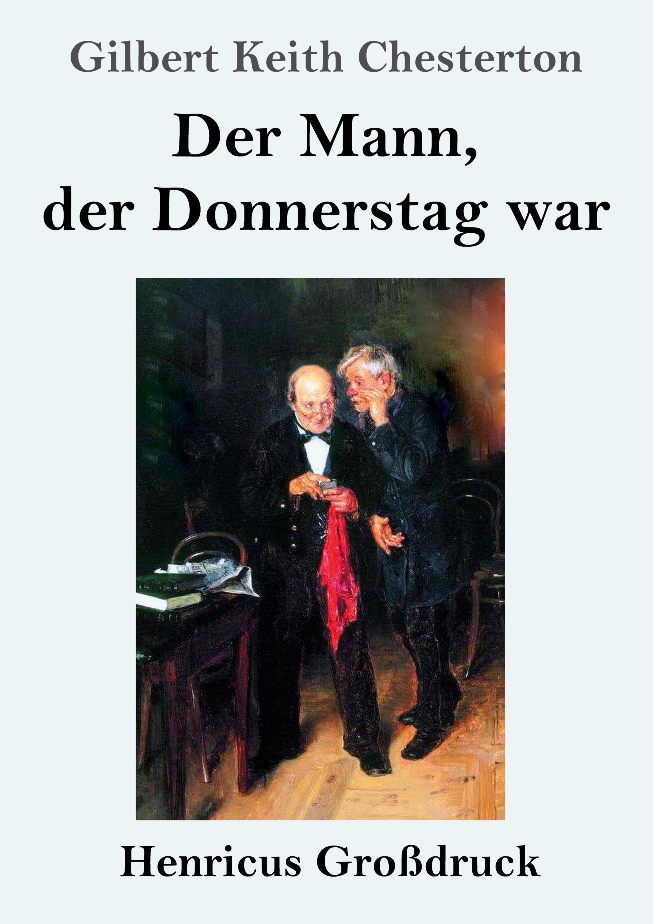 Vorderes Coverbild Der Mann, der Donnerstag war (Großdruck)