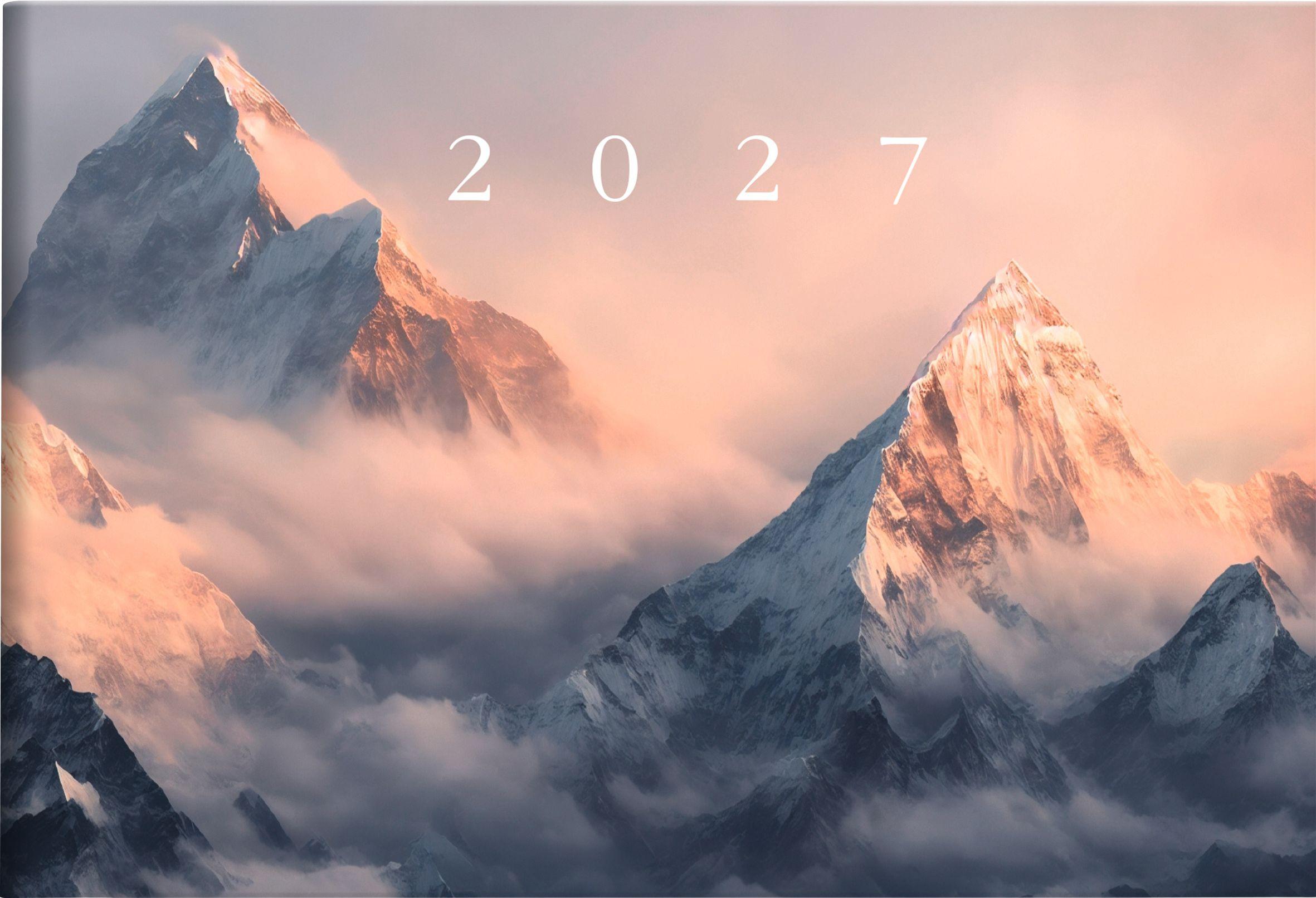 Vorderes Coverbild rido/idé 7017507017 Taschenkalender Mod. Septimus 2027 "Mountain" A6 quer, Papier