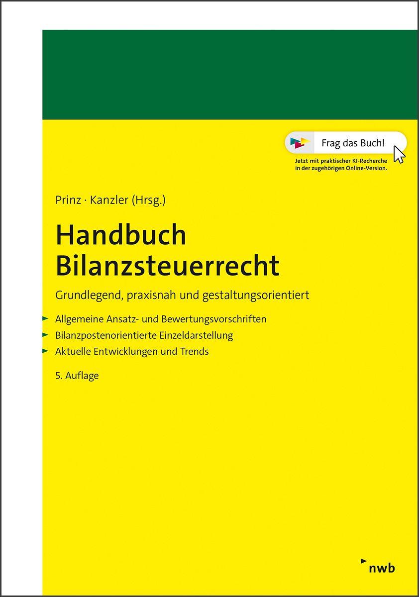 Vorderes Coverbild Handbuch Bilanzsteuerrecht
