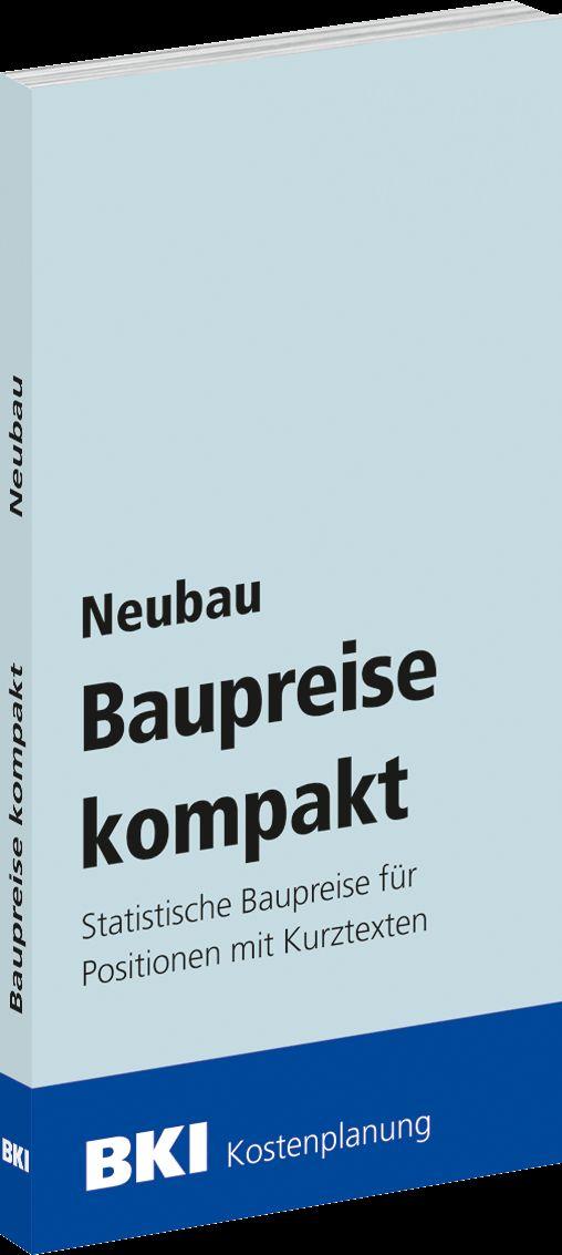 Vorderes Coverbild BKI Baupreise kompakt Neubau 2027