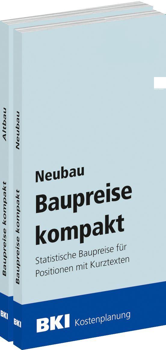 Vorderes Coverbild BKI Baupreise kompakt 2027 - Kombi-Paket Neubau + Altbau