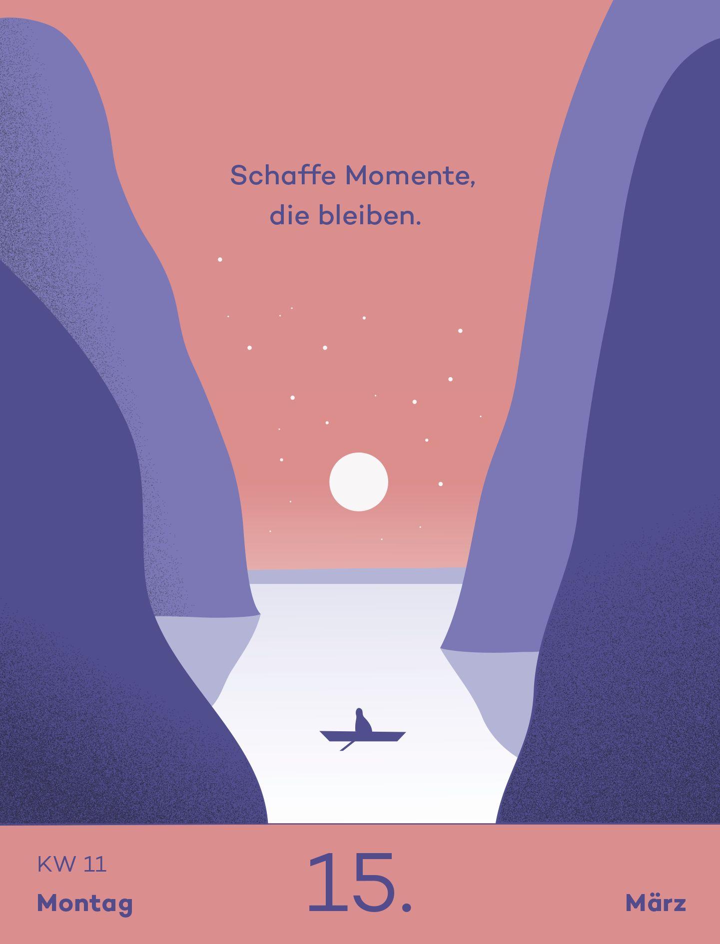 Beispielinhalt (Bild) Tagesabreißkalender 2027: 6-Minuten