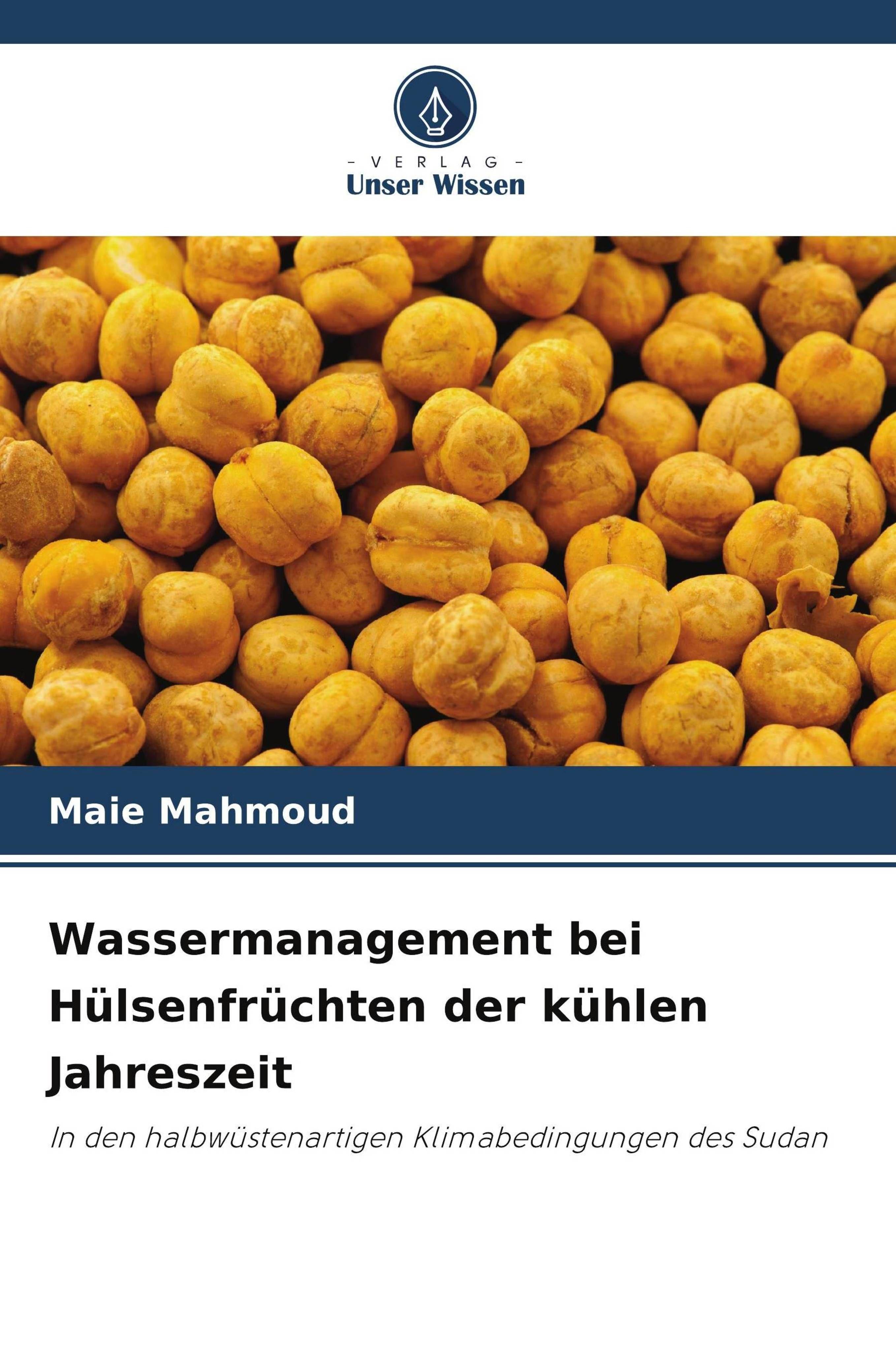 Vorderes Coverbild Wassermanagement bei Hülsenfrüchten der kühlen Jahreszeit