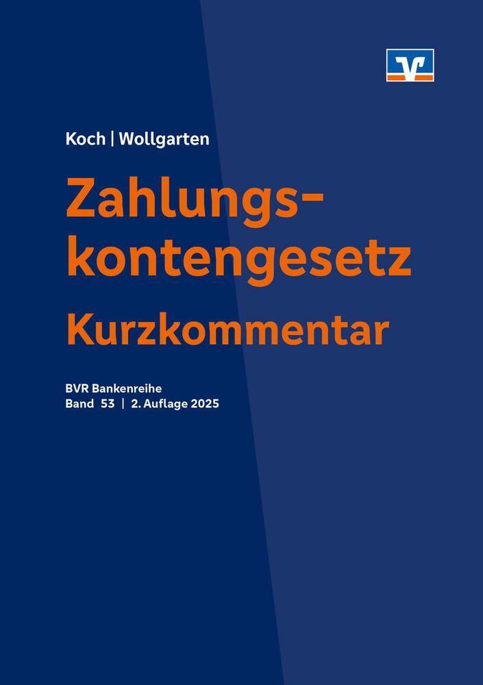 Vorderes Coverbild Zahlungskontengesetz