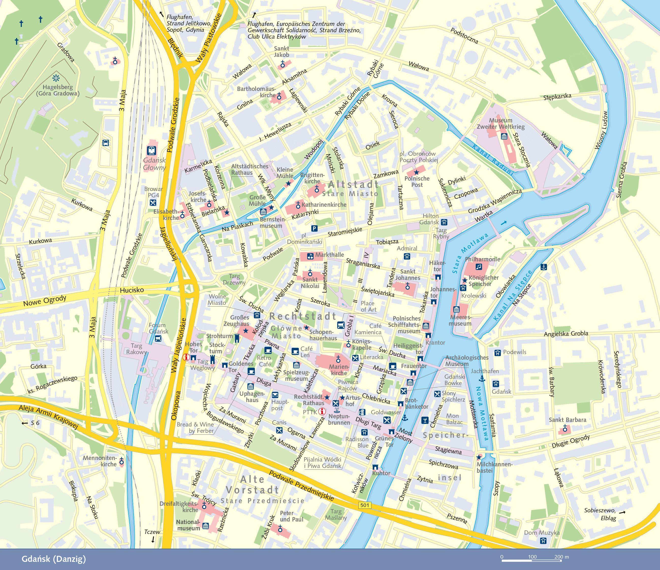 Beispielinhalt (Bild) TRESCHER Reiseführer Ostseestädte