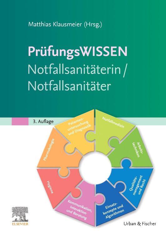 Vorderes Coverbild Prüfungswissen Notfallsanitäterin/Notfallsanitäter