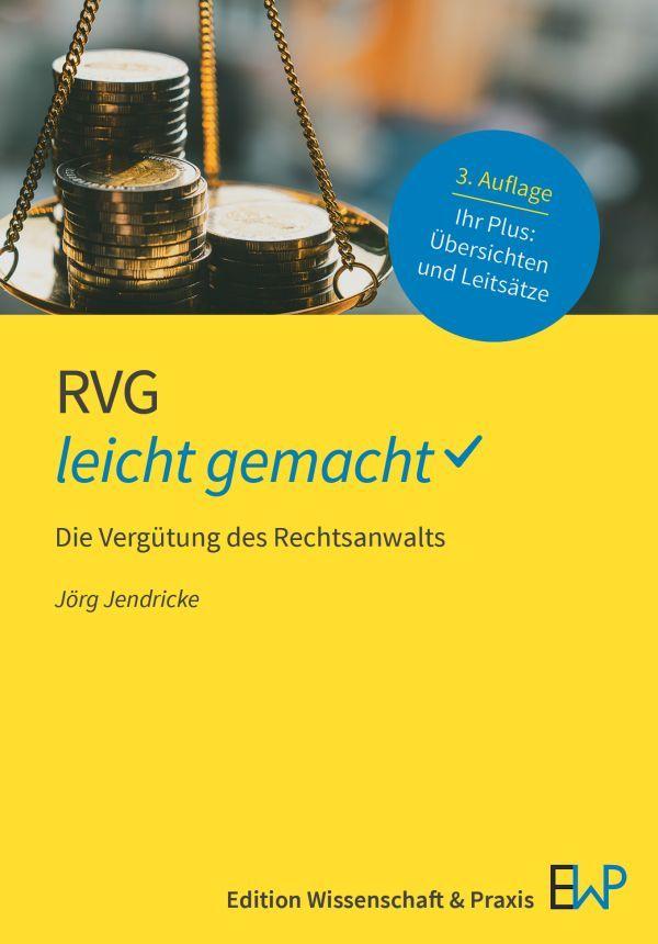 Vorderes Coverbild RVG - leicht gemacht