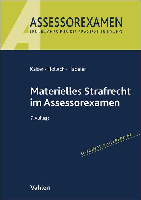 Vorderes Coverbild Materielles Strafrecht im Assessorexamen