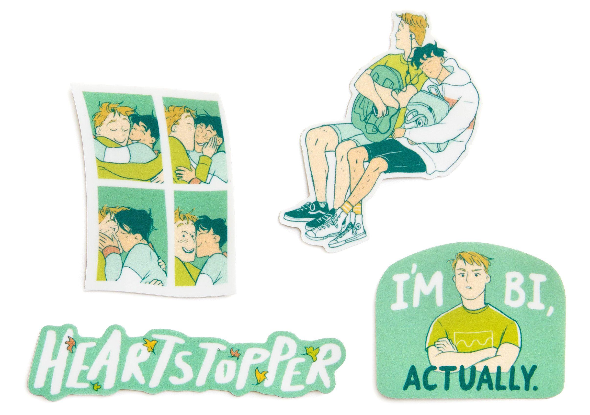 Vorderes Coverbild Heartstopper: Boy Meets Boy Stickers - Sticker Set of 4