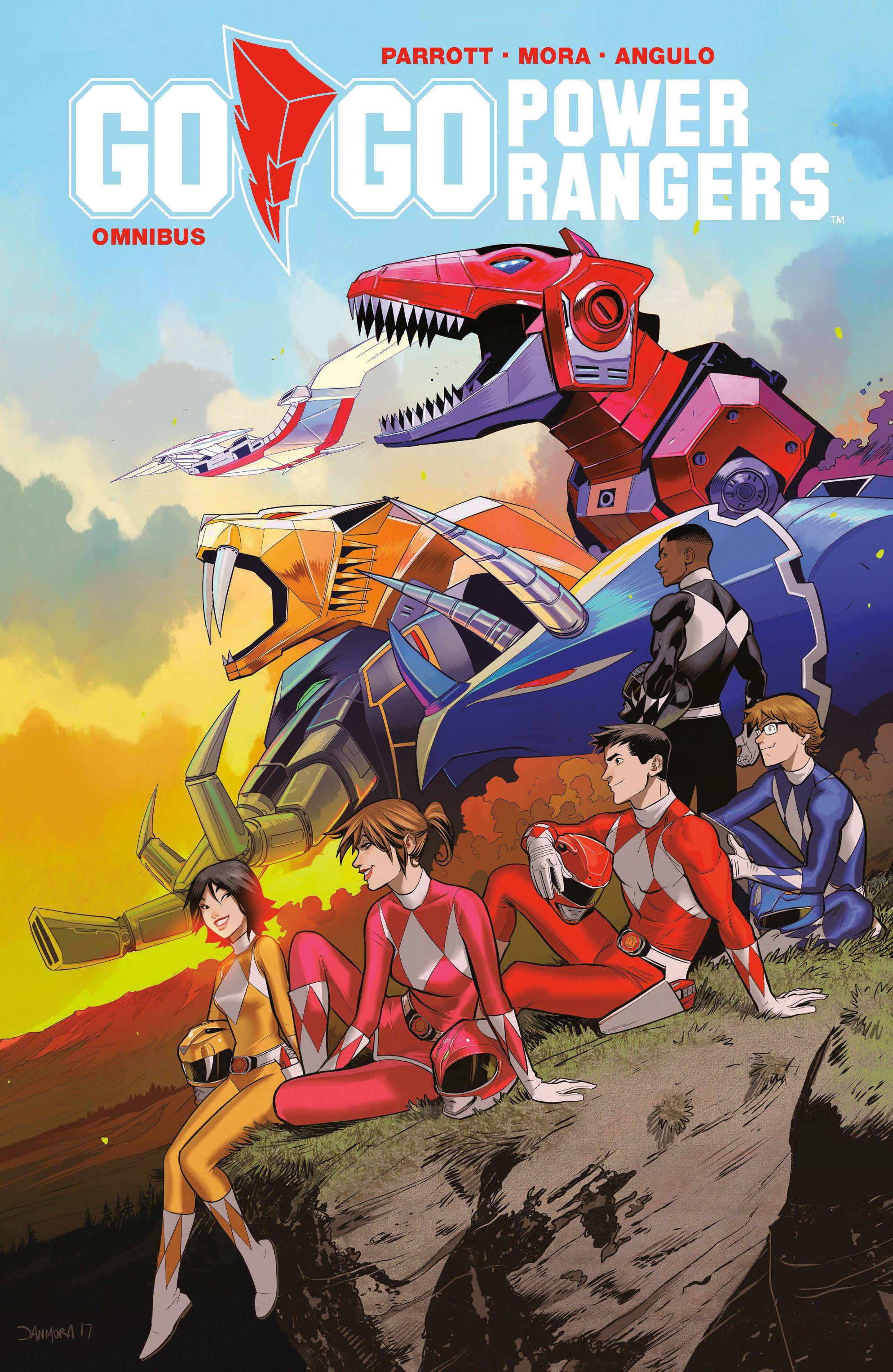 Vorderes Coverbild Go Go Power Rangers Omnibus