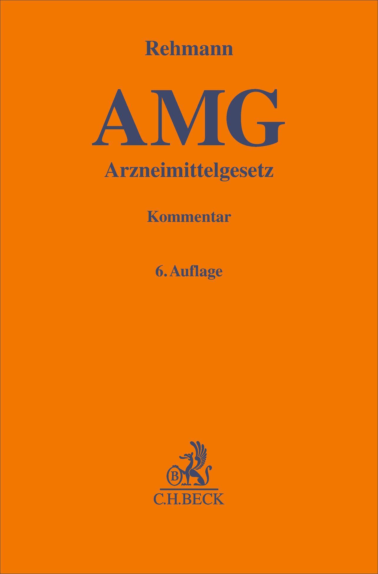 Vorderes Coverbild Arzneimittelgesetz (AMG)