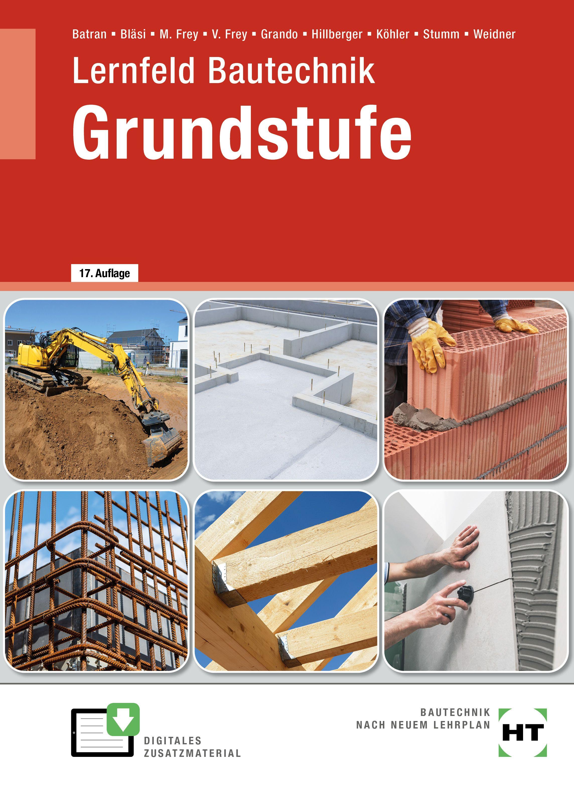 Vorderes Coverbild Lernfeld Bautechnik Grundstufe