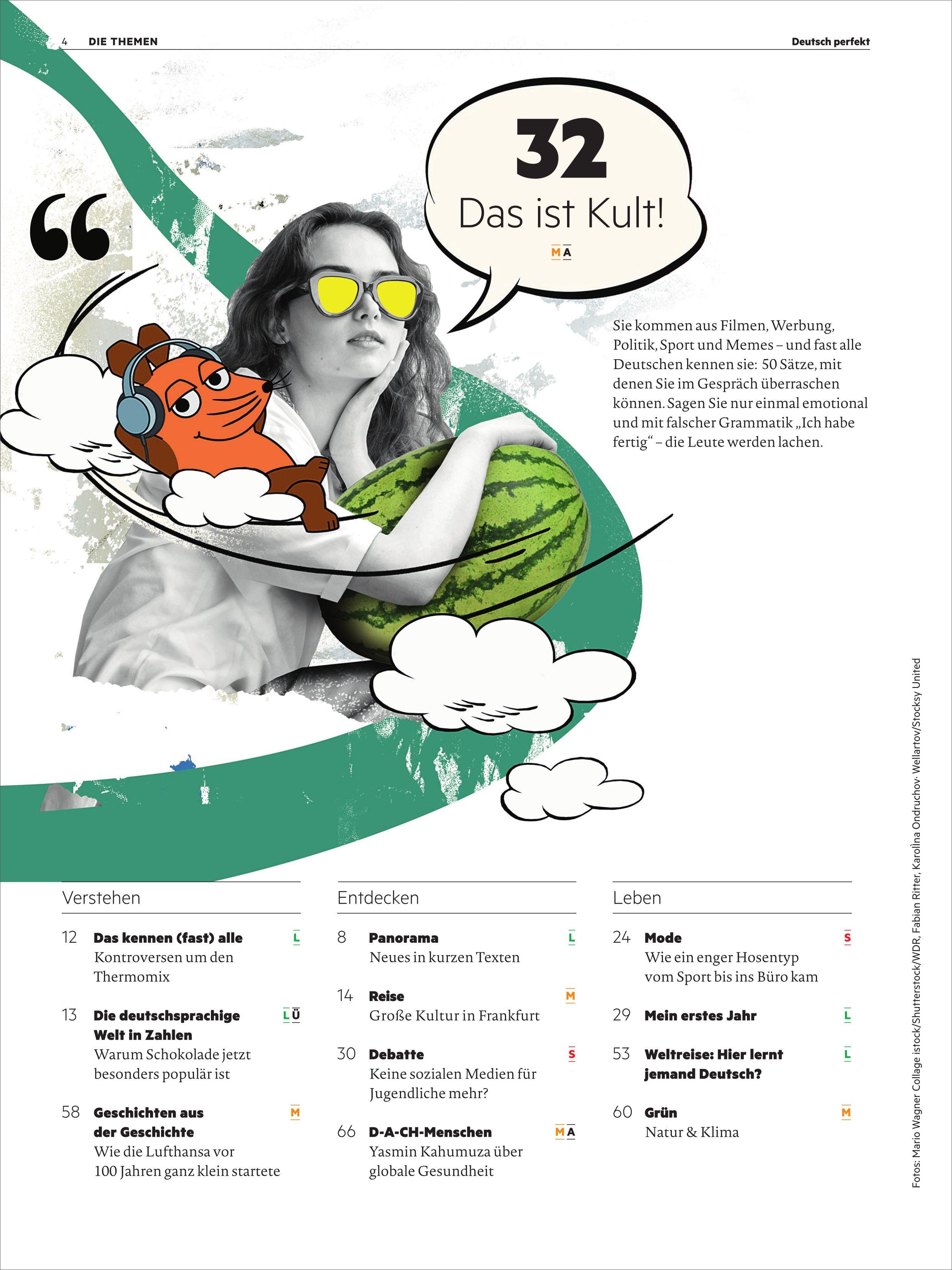 Beispielinhalt (Bild) Deutsch perfekt Magazin 5/26