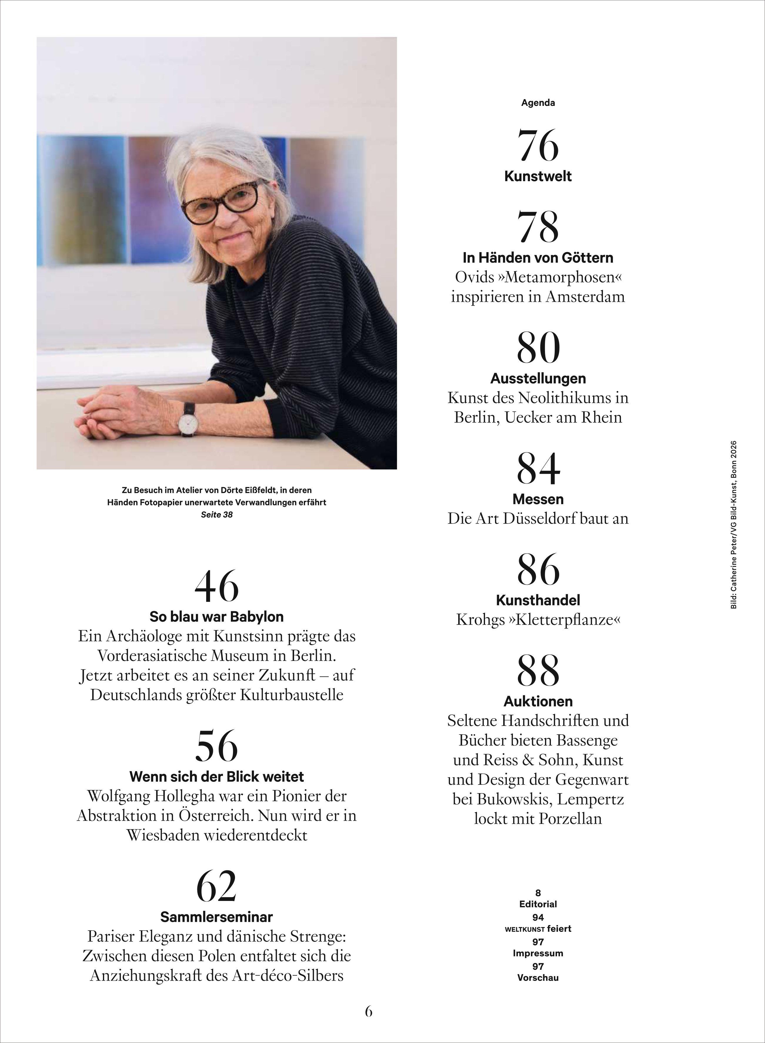 Beispielinhalt (Bild) ZEIT Weltkunst 253/26