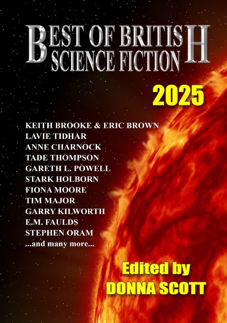 Vorderes Coverbild Best of British Science Fiction 2025