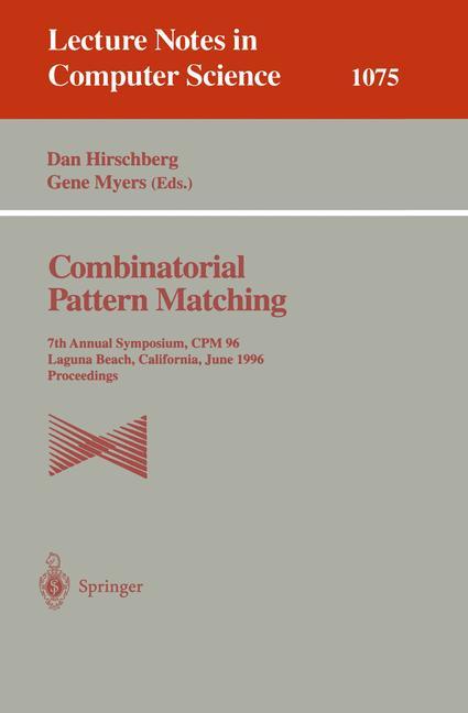 Vorderes Coverbild Combinatorial Pattern Matching