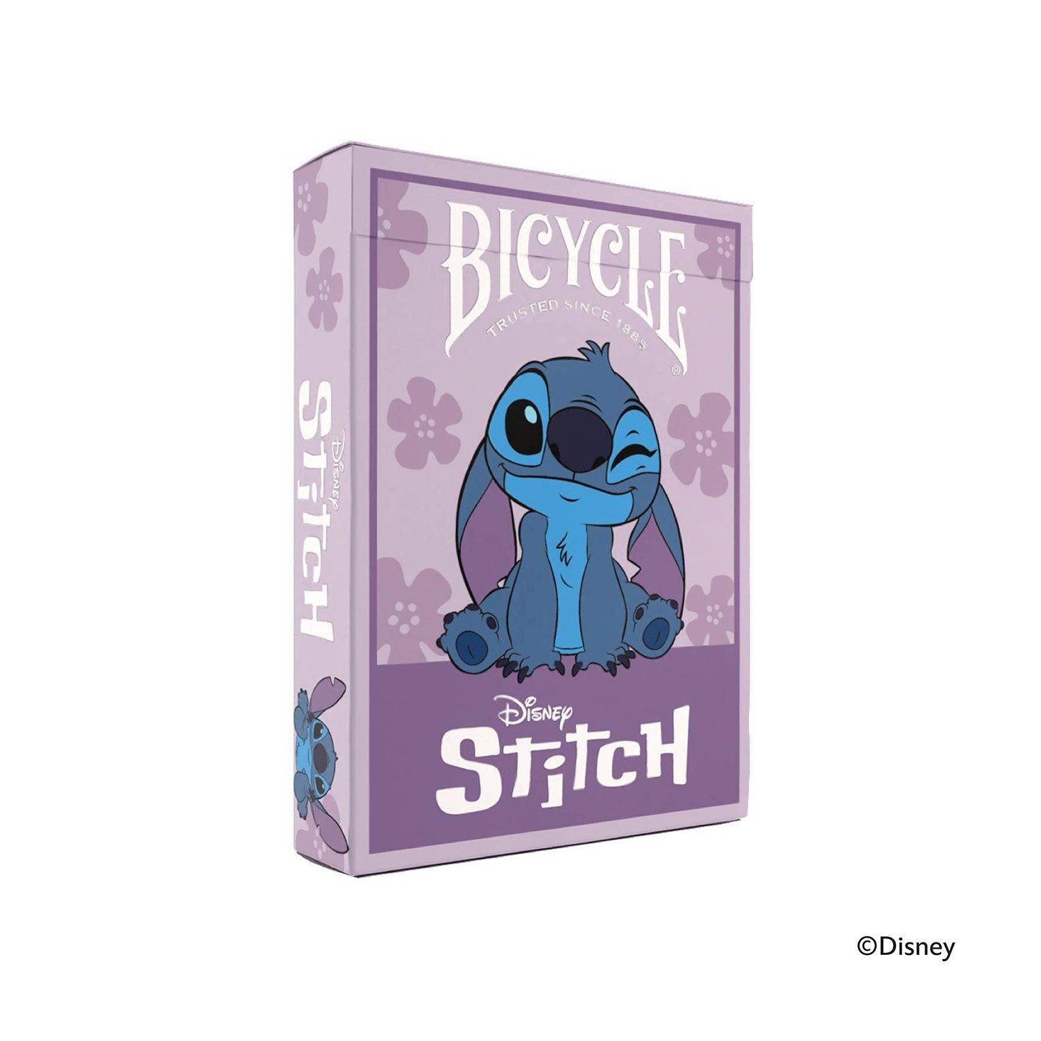 Vorderes Coverbild Bicycle® Disney Stitch Purple (Designer Spielkarten, Poker, Skat...)