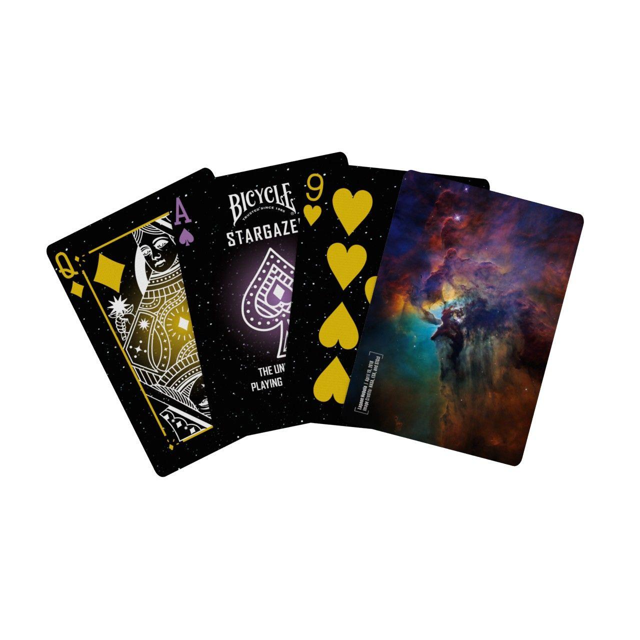Beispielinhalt (Bild) Bicycle® Stargazer 204 (Designer Spielkarten, Poker, Skat...)