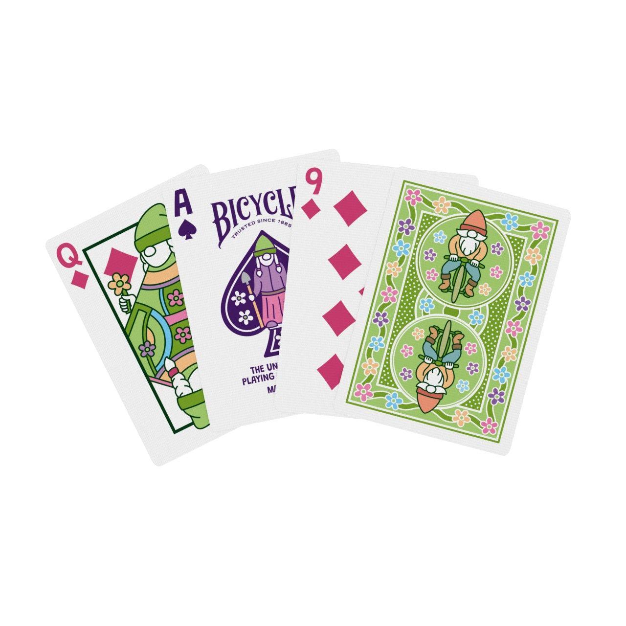 Beispielinhalt (Bild) Bicycle® Garden Gnome (Designer Spielkarten, Poker, Skat...)