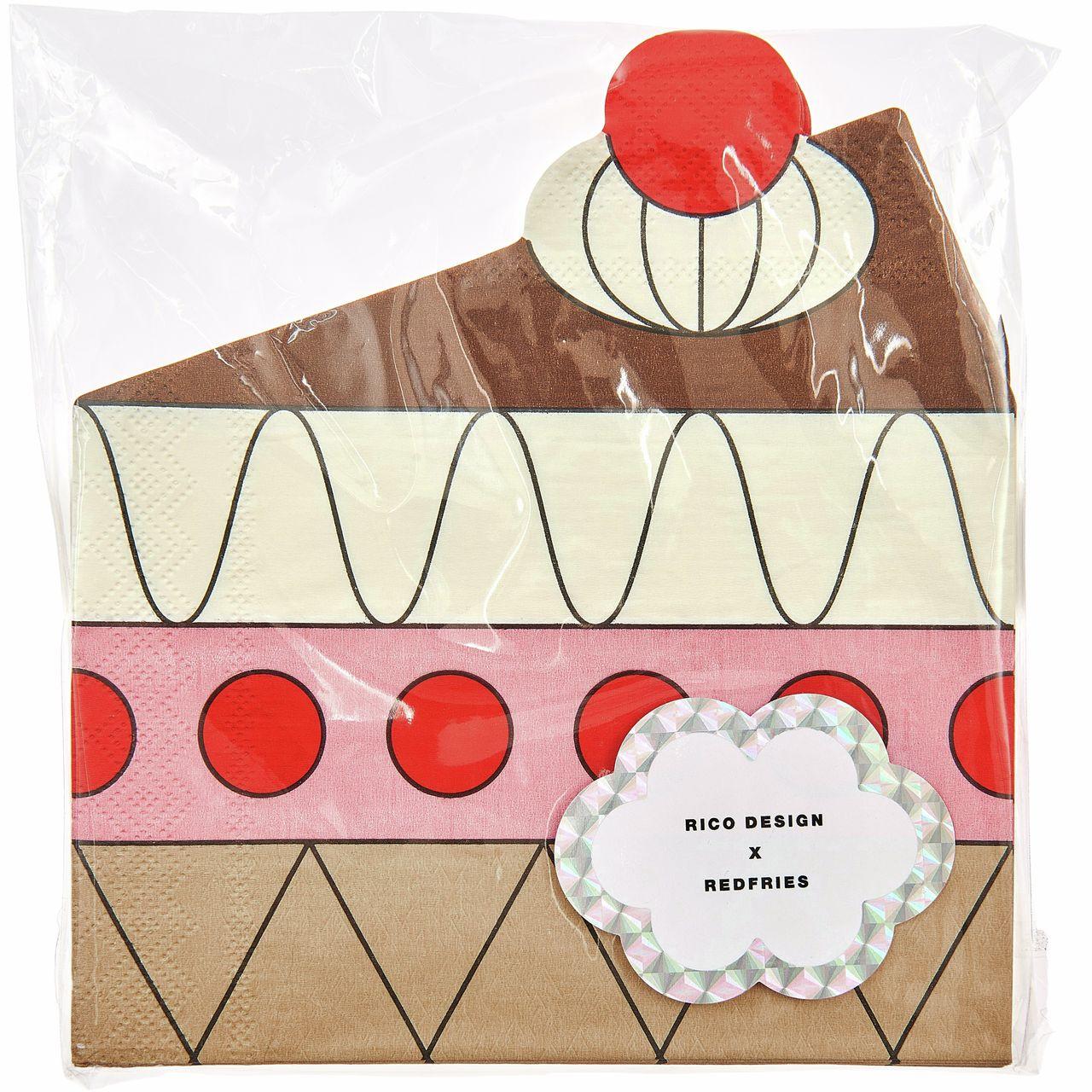 Beispielinhalt (Bild) Serviette Tortenstück, FSC MIX