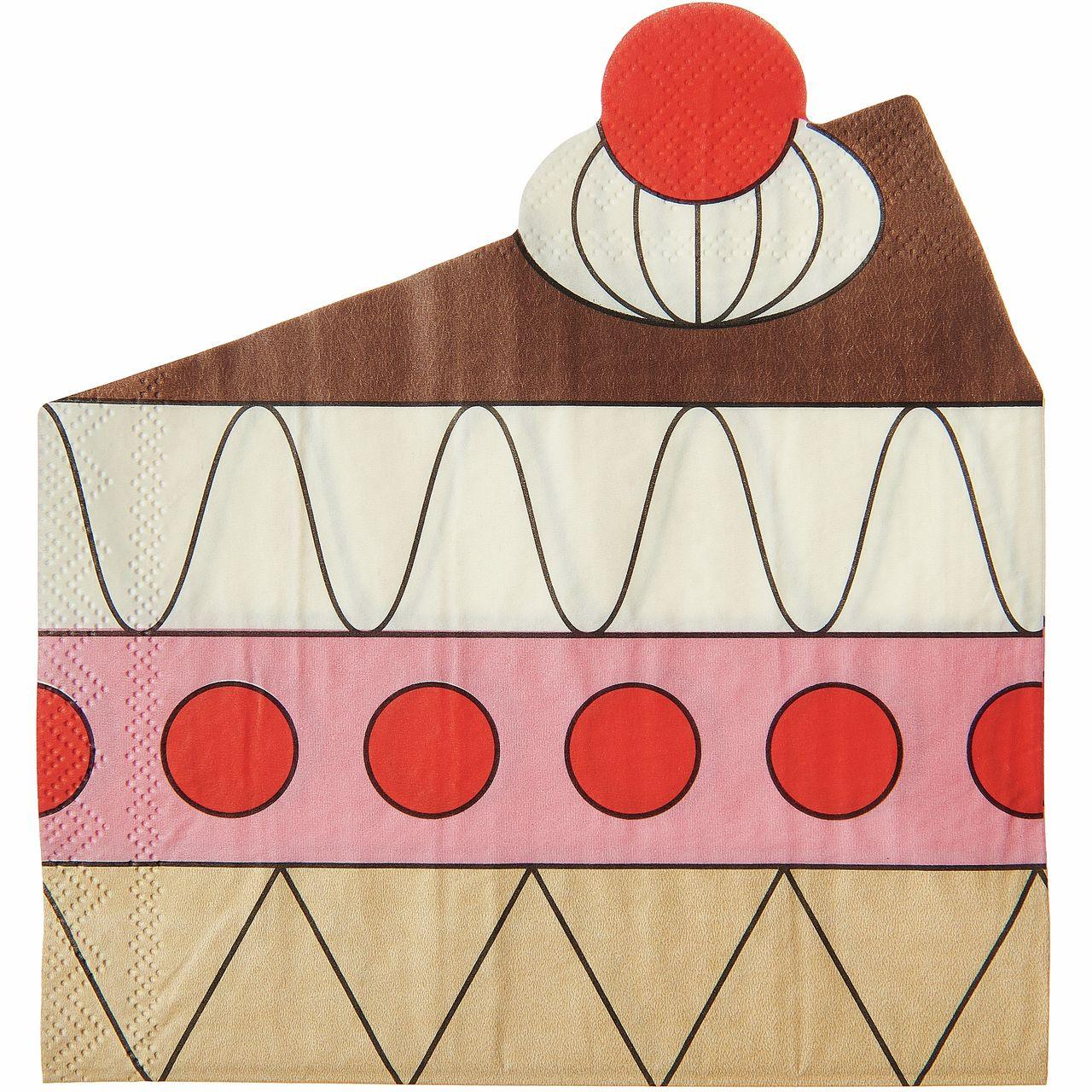 Vorderes Coverbild Serviette Tortenstück, FSC MIX