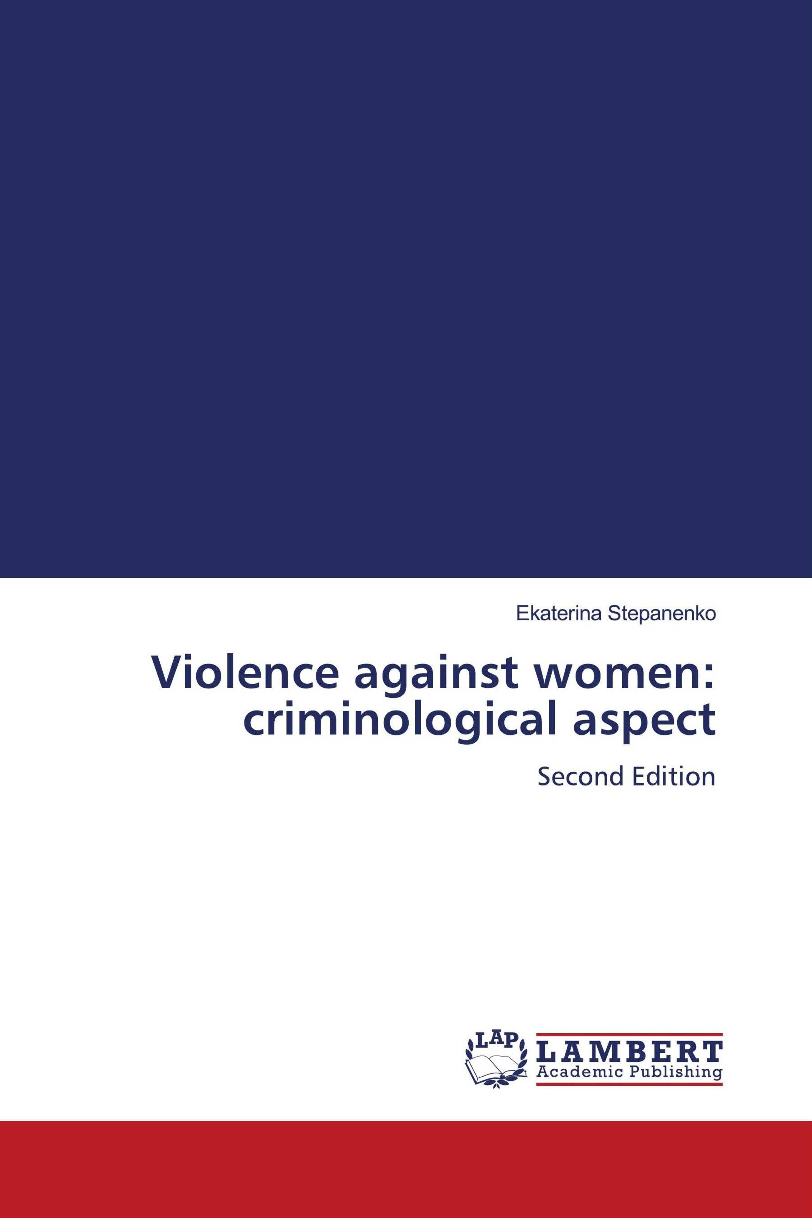 Vorderes Coverbild Violence against women: criminological aspect