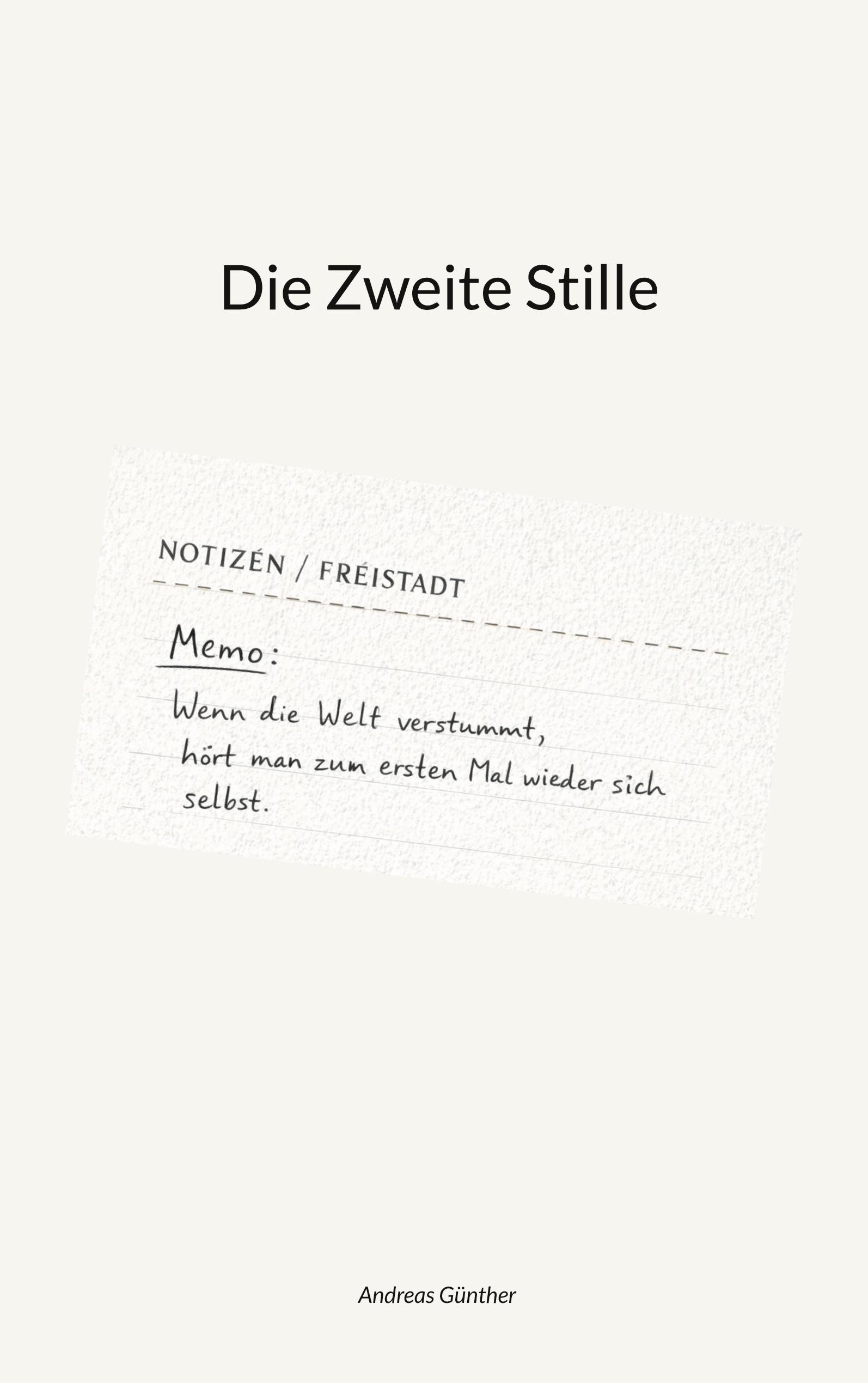 Vorderes Coverbild Die Zweite Stille