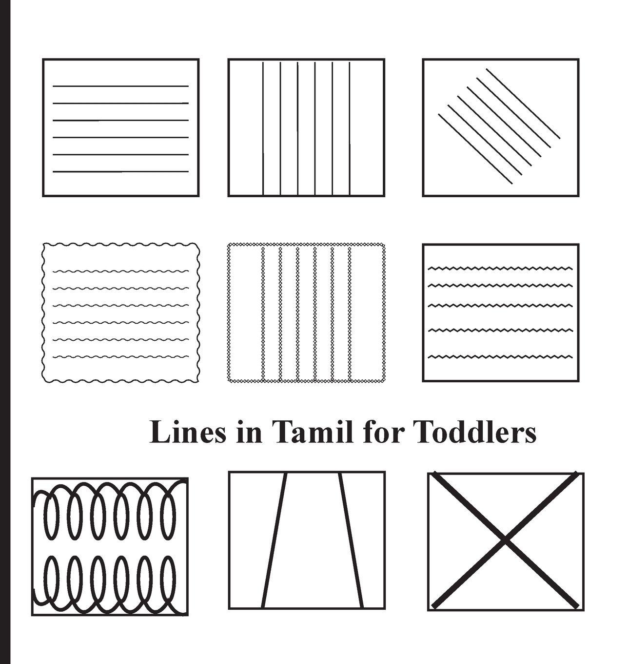Vorderes Coverbild Lines in Tamil For Toddlers