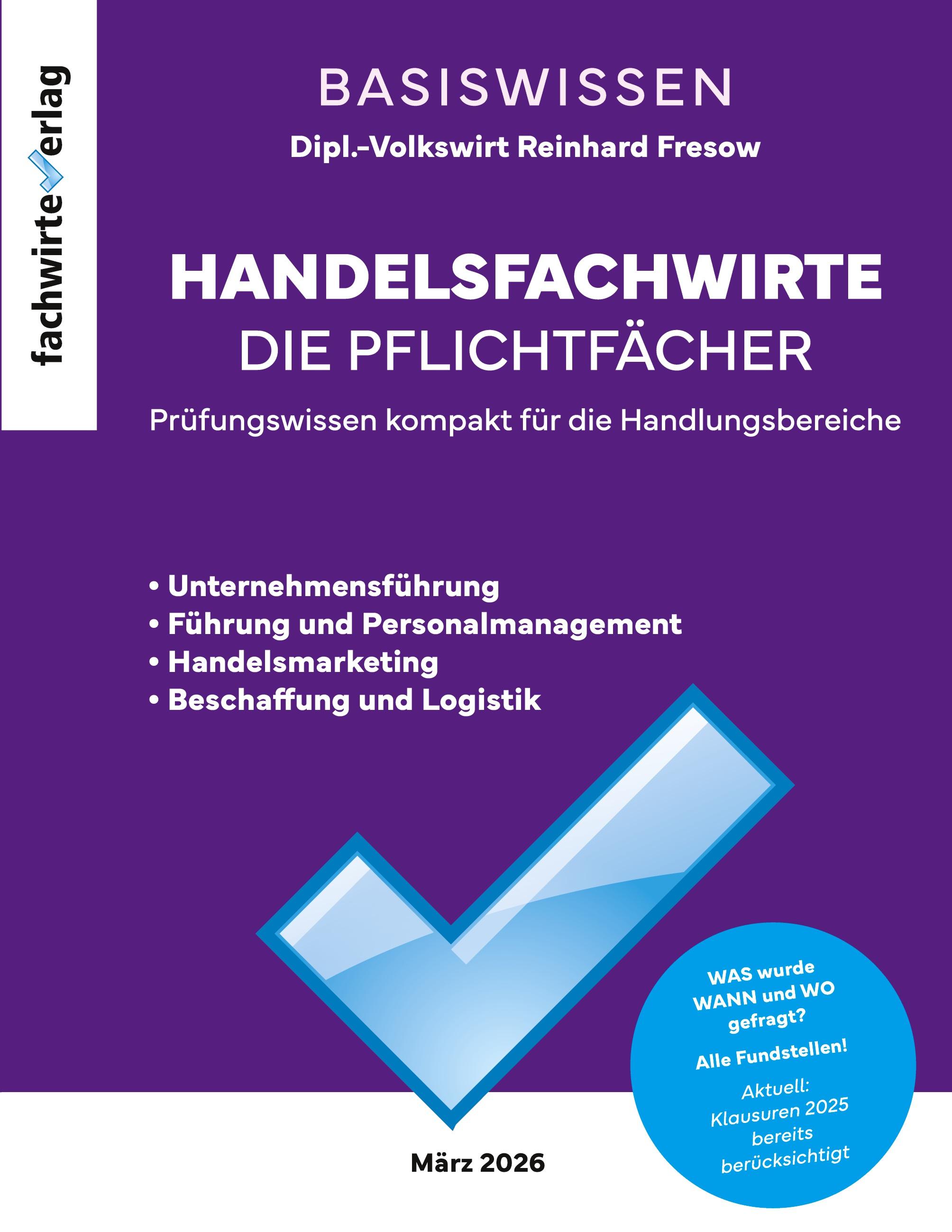 Vorderes Coverbild Handelsfachwirte - Die Zusammenfassung