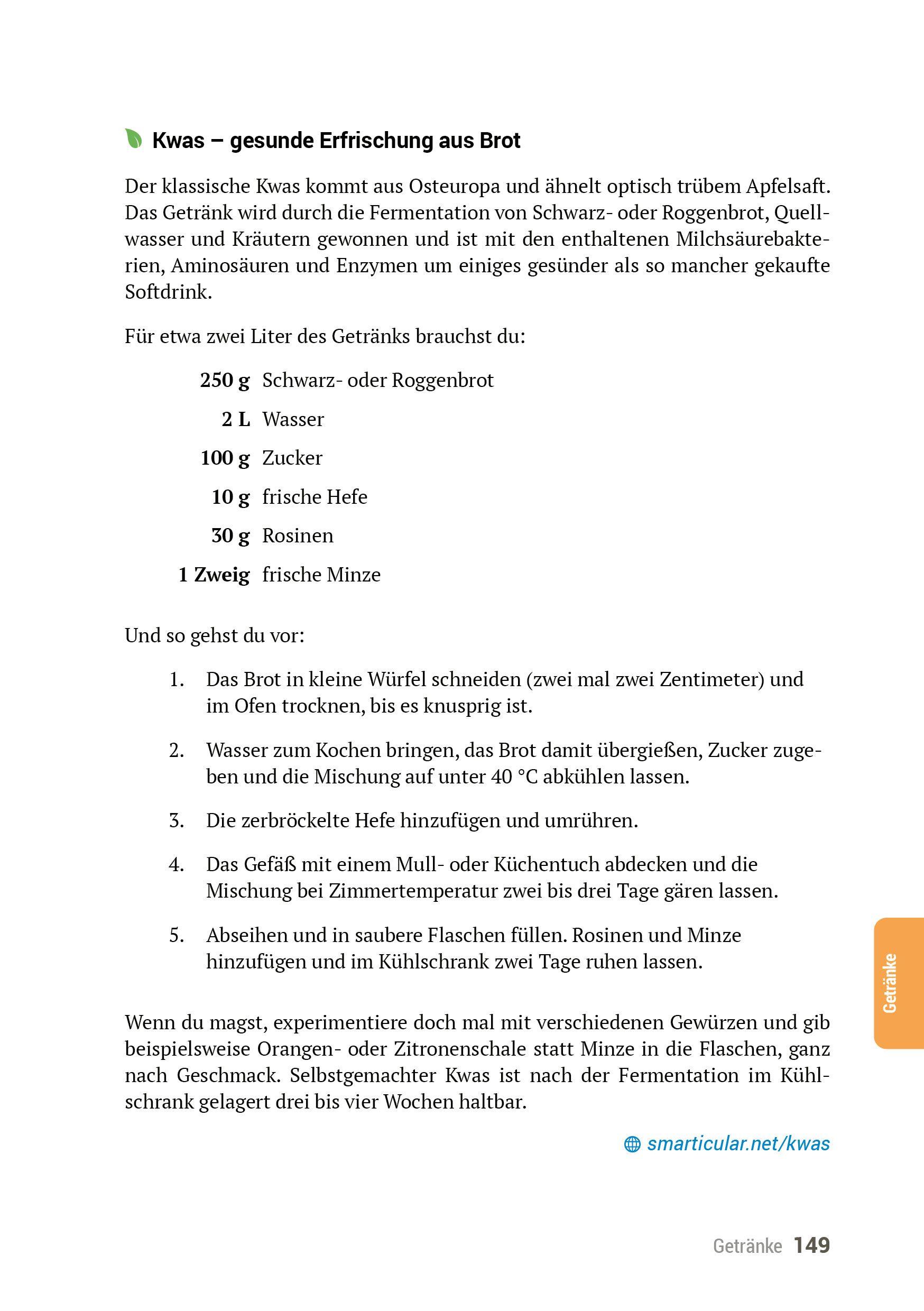 Beispielinhalt (Bild) Selber machen statt kaufen - Küche - 3. Auflage, aktualisierte, erweiterte Ausgabe