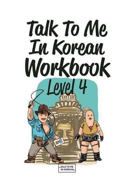 Vorderes Coverbild Talk To Me In Korean Workbook - Level 4