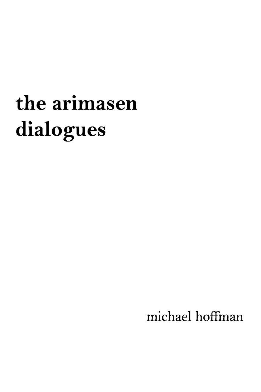 Vorderes Coverbild the arimasen dialogues