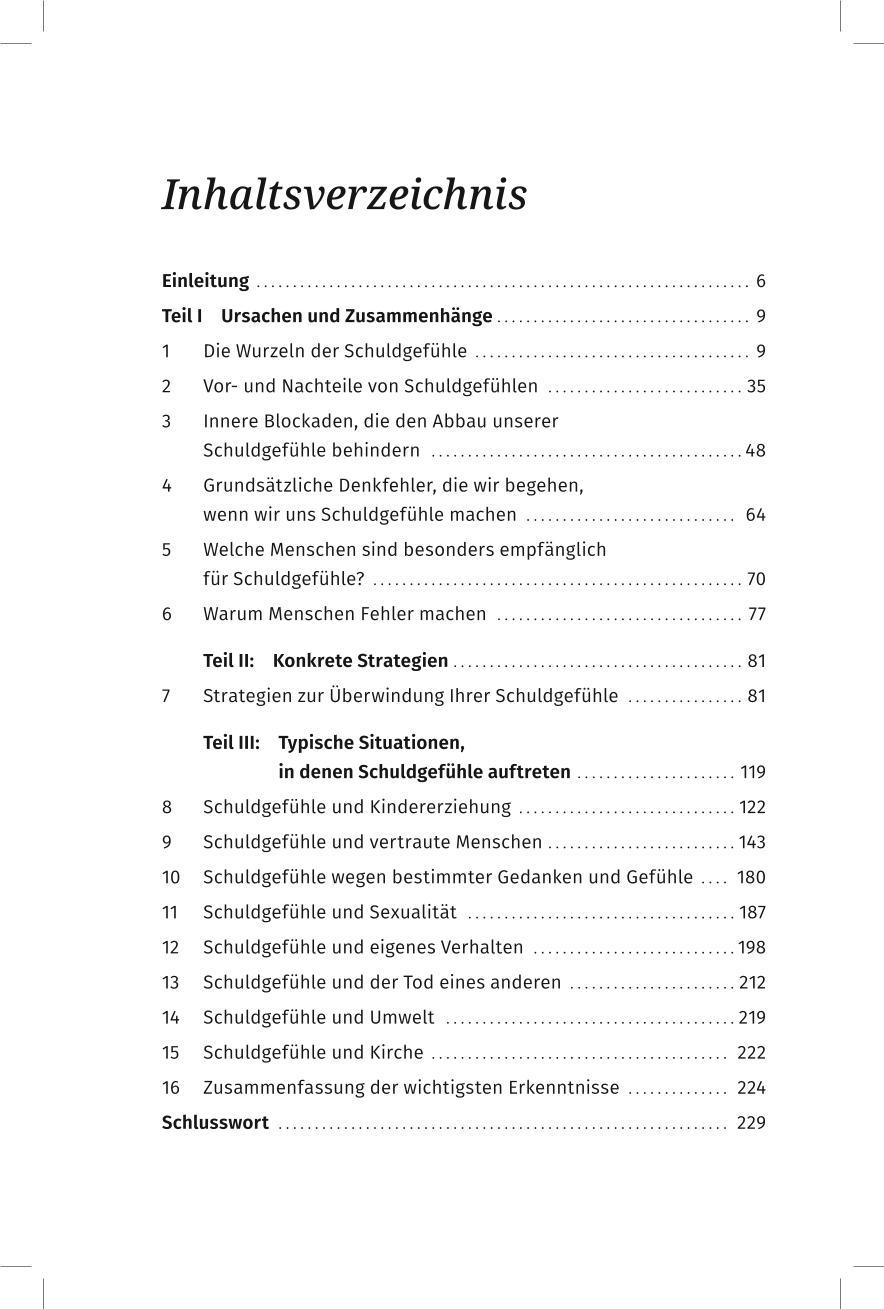 Beispielinhalt (Bild) Wenn Schuldgefühle zur Qual werden