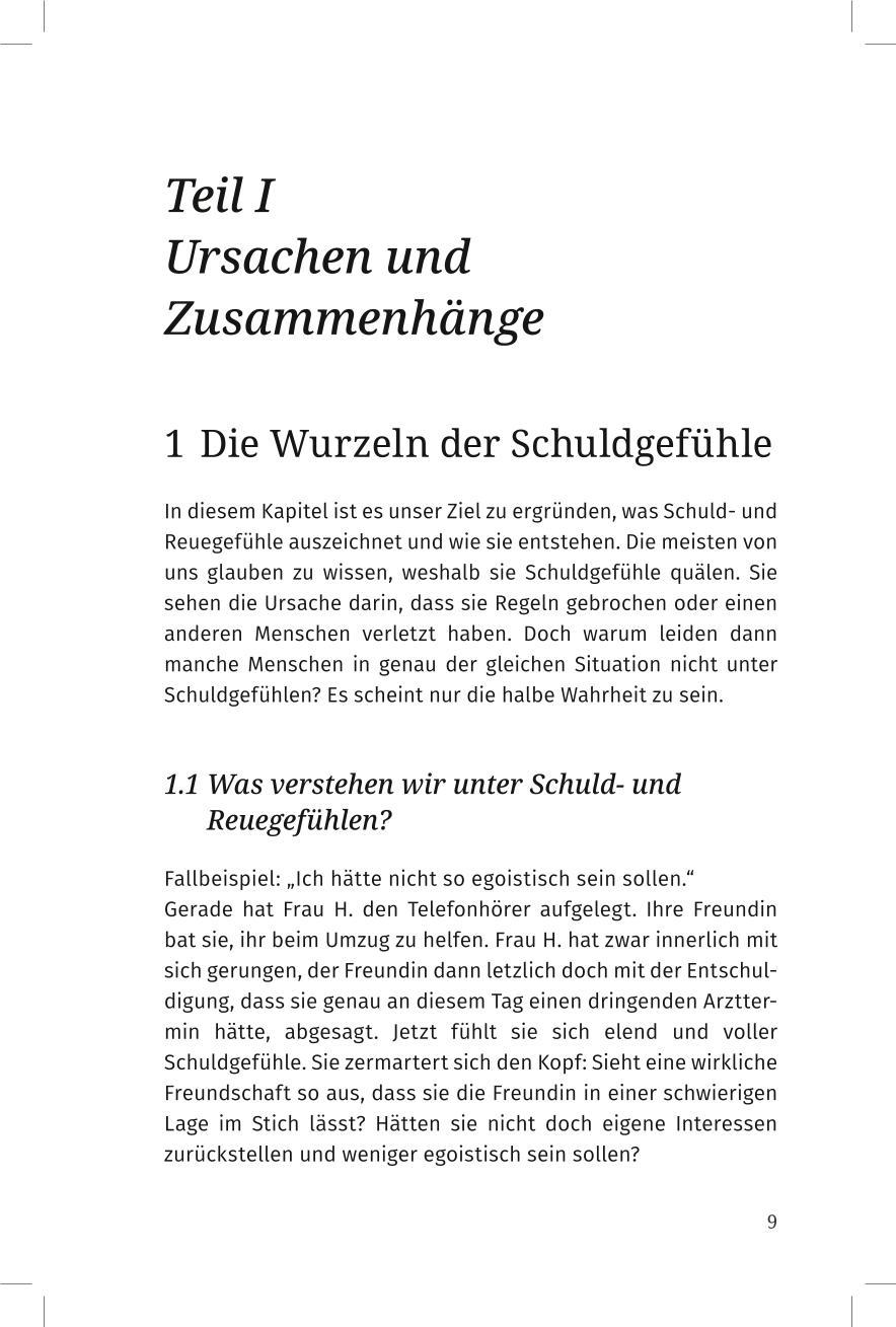 Beispielinhalt (Bild) Wenn Schuldgefühle zur Qual werden