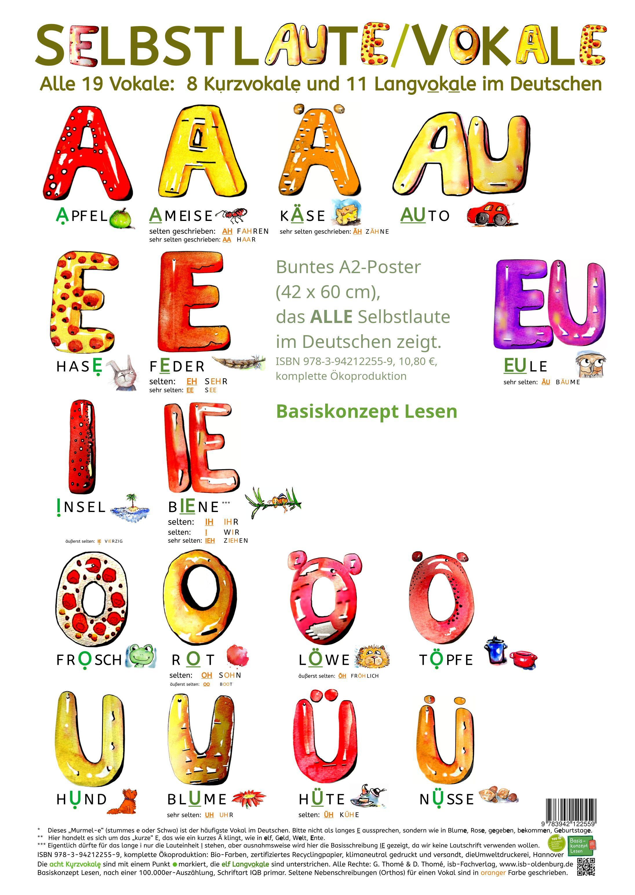 Vorderes Coverbild Selbstlaute/Vokale