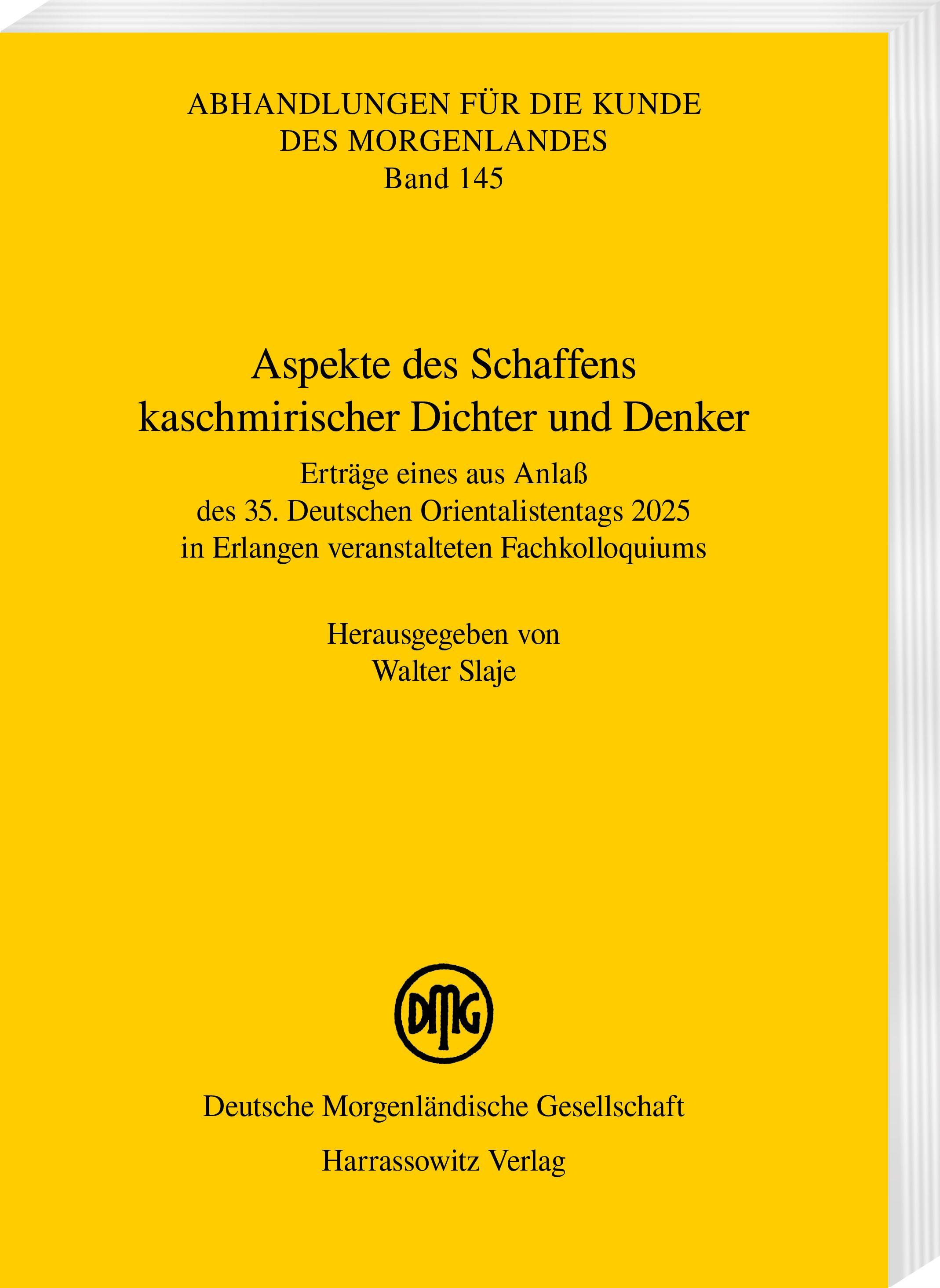 Vorderes Coverbild Aspekte des Schaffens kaschmirischer Dichter und Denker