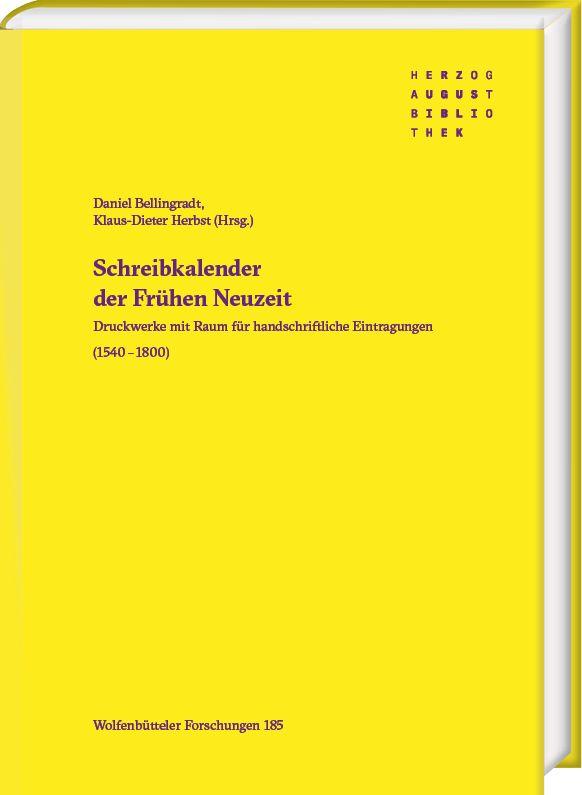 Vorderes Coverbild Schreibkalender der Frühen Neuzeit